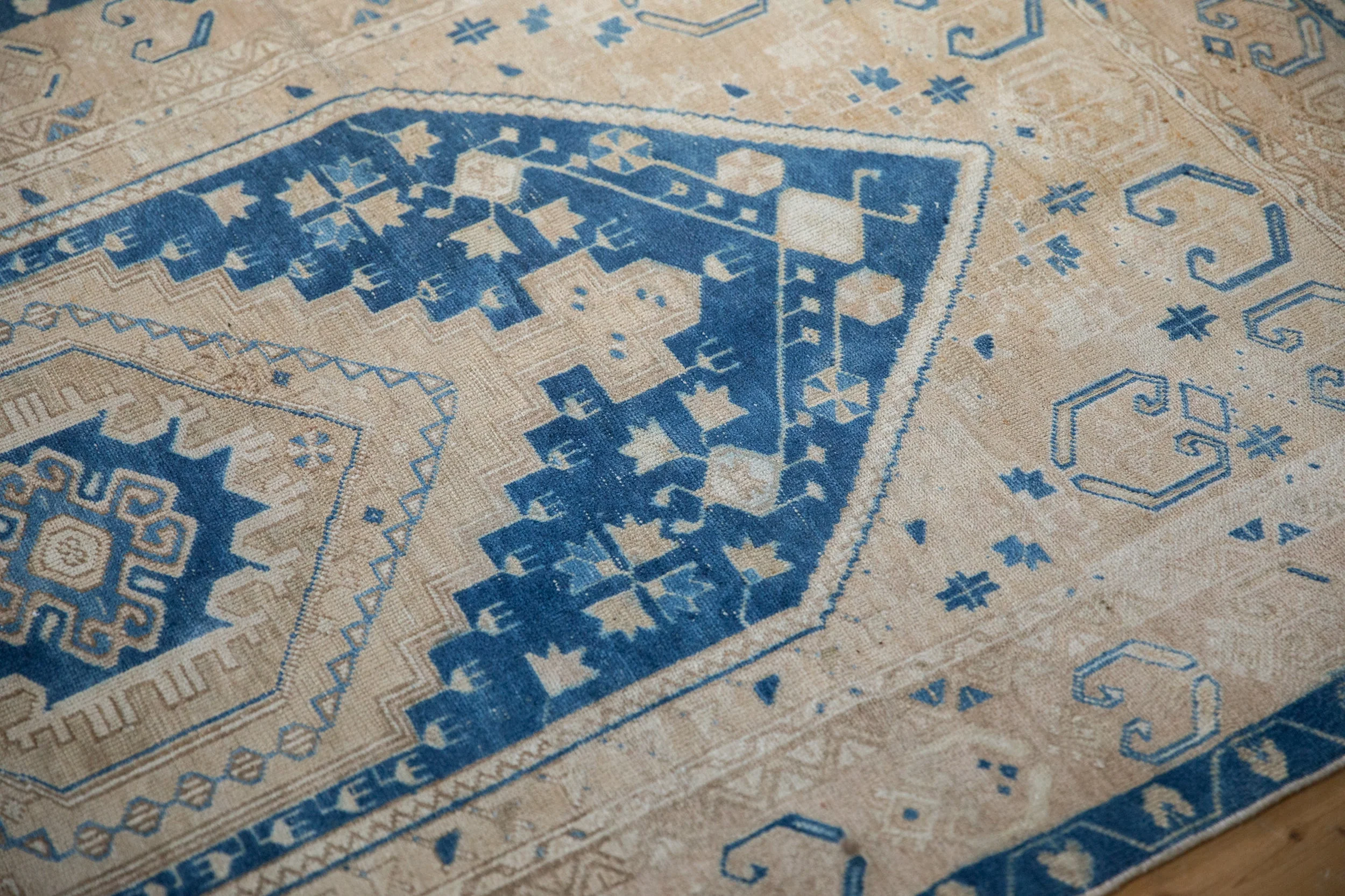 3.5x7 Vintage Distressed Oushak Rug Runner - Image 9
