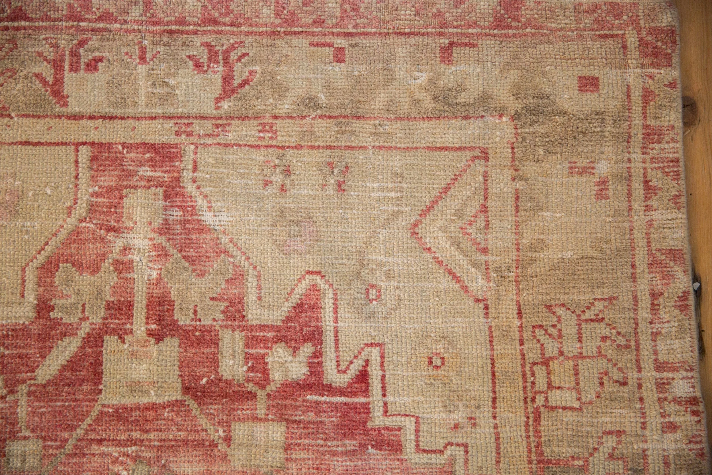 3.5x7 Vintage Distressed Oushak Rug Runner - Image 3