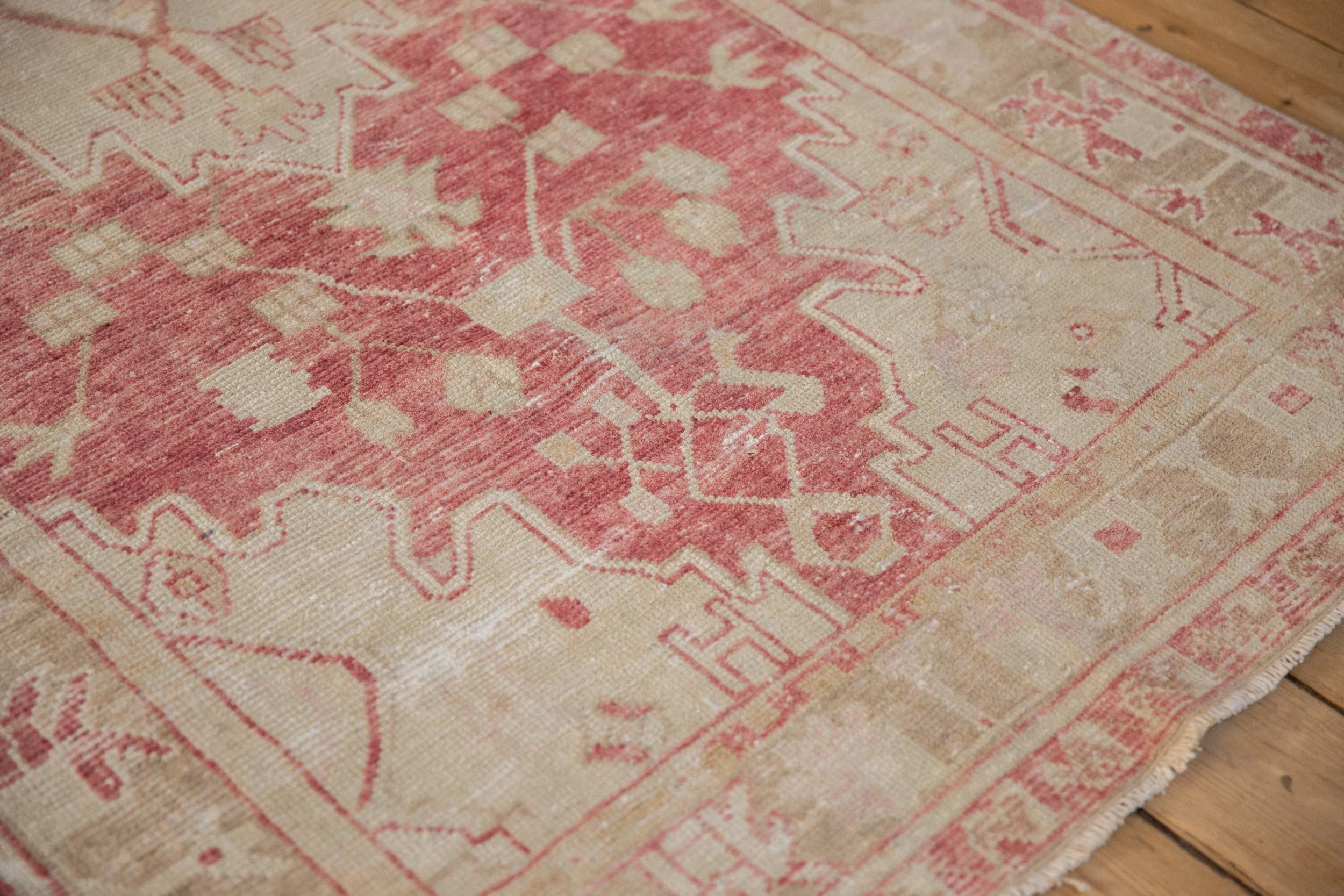 3.5x7 Vintage Distressed Oushak Rug Runner - Image 5