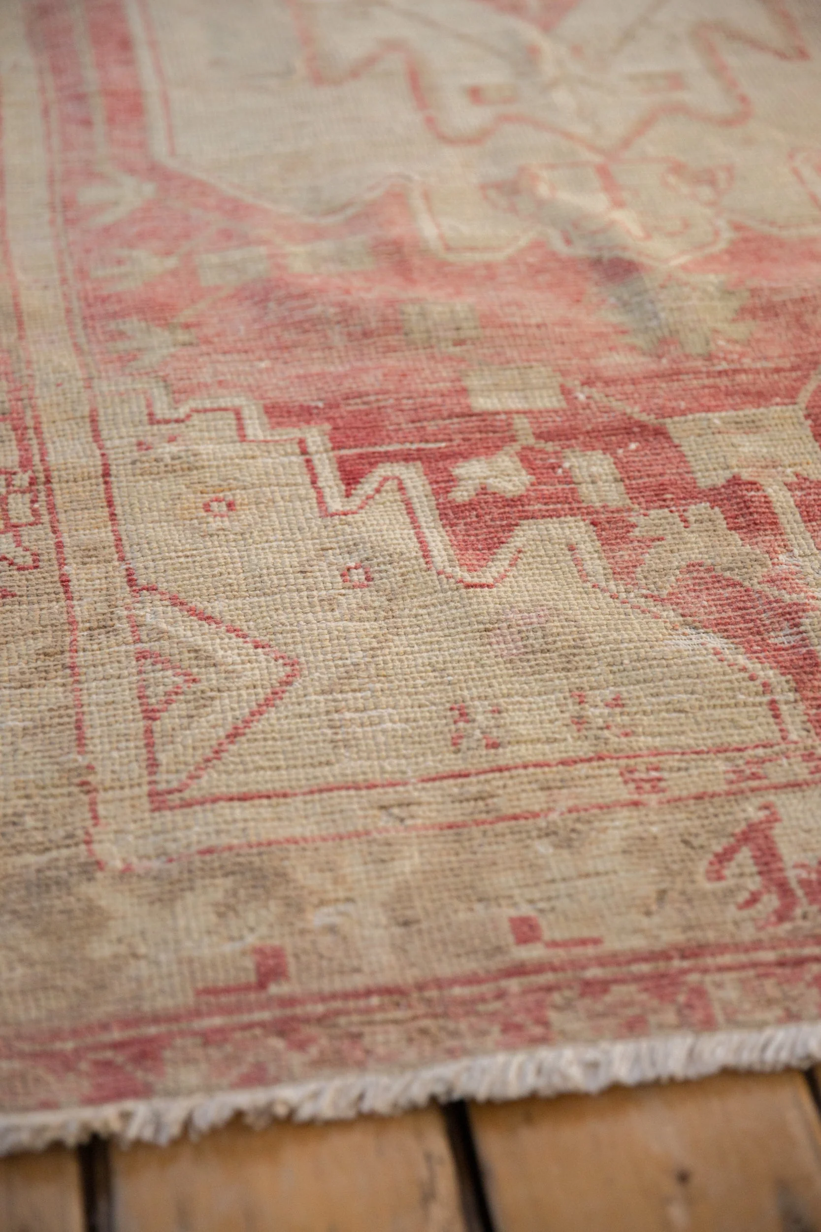 3.5x7 Vintage Distressed Oushak Rug Runner - Image 9