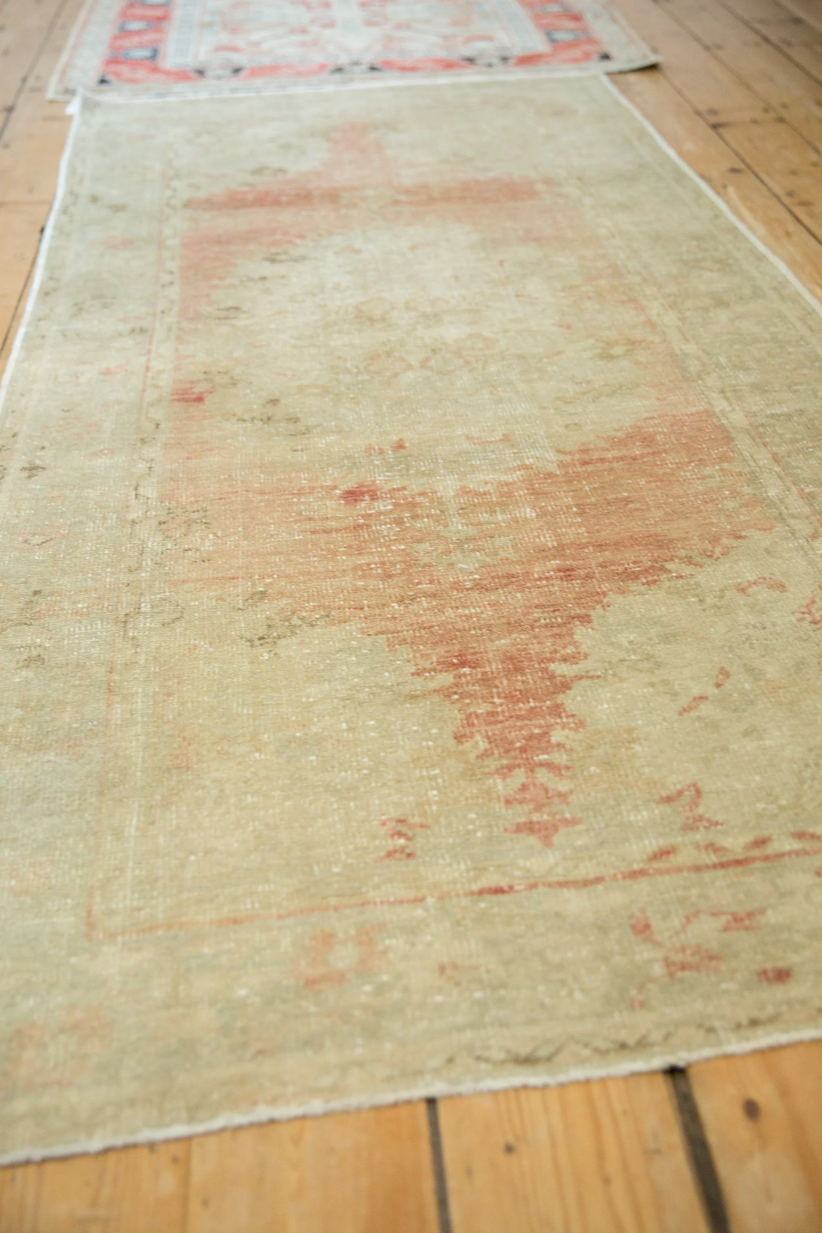 3.5x7 Vintage Distressed Oushak Rug Runner - Image 4