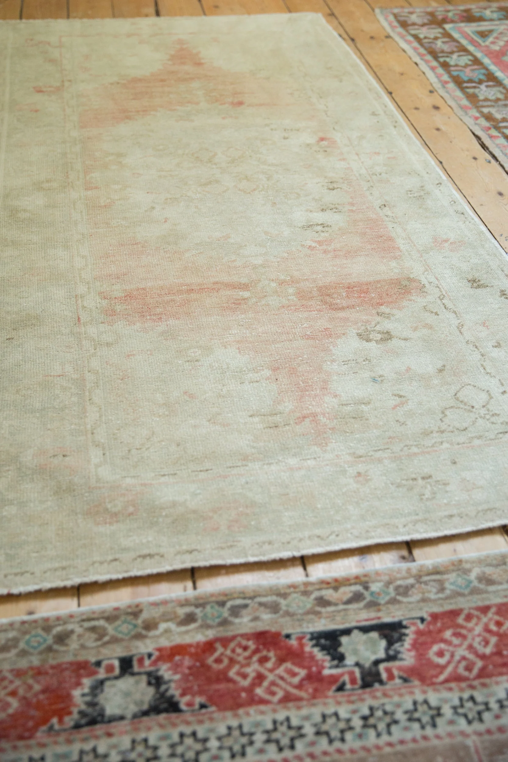 3.5x7 Vintage Distressed Oushak Rug Runner - Image 6