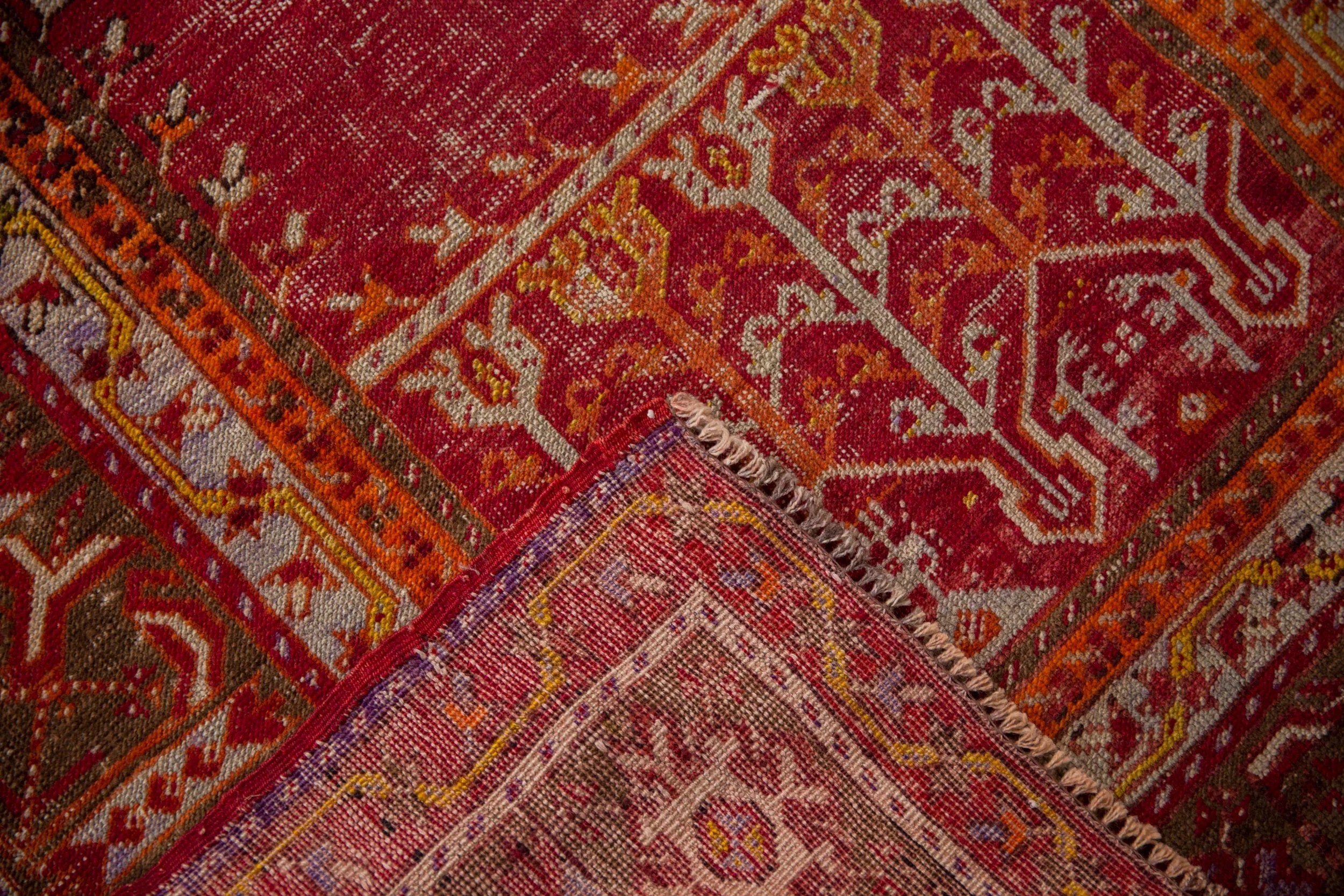 3.5x7 Vintage Ghiordes Rug Runner - Image 9