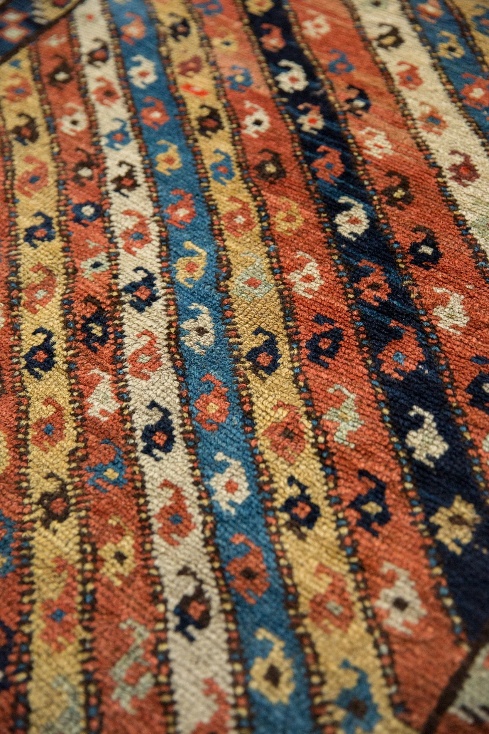 3.5x8.5 Antique Kurdish Rug Runner - Image 10