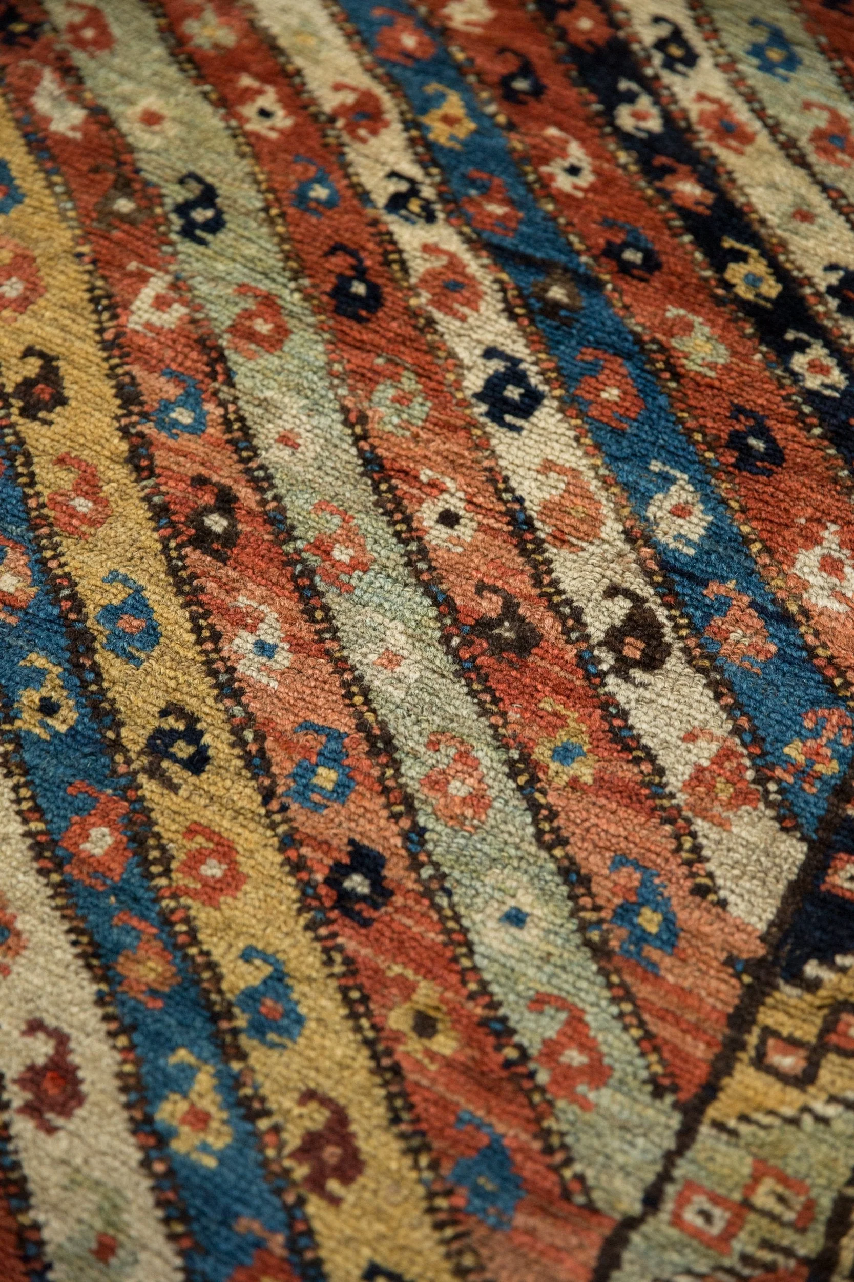 3.5x8.5 Antique Kurdish Rug Runner - Image 11