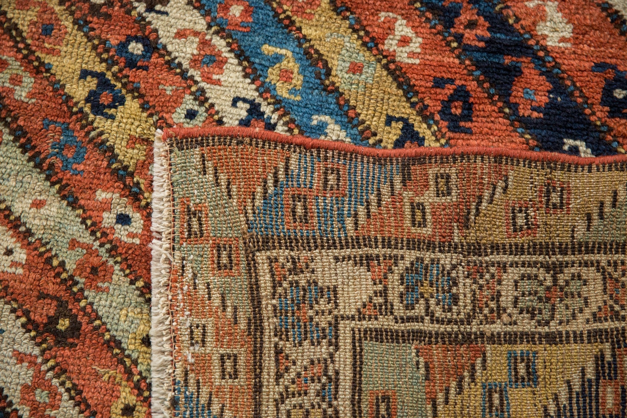 3.5x8.5 Antique Kurdish Rug Runner - Image 12