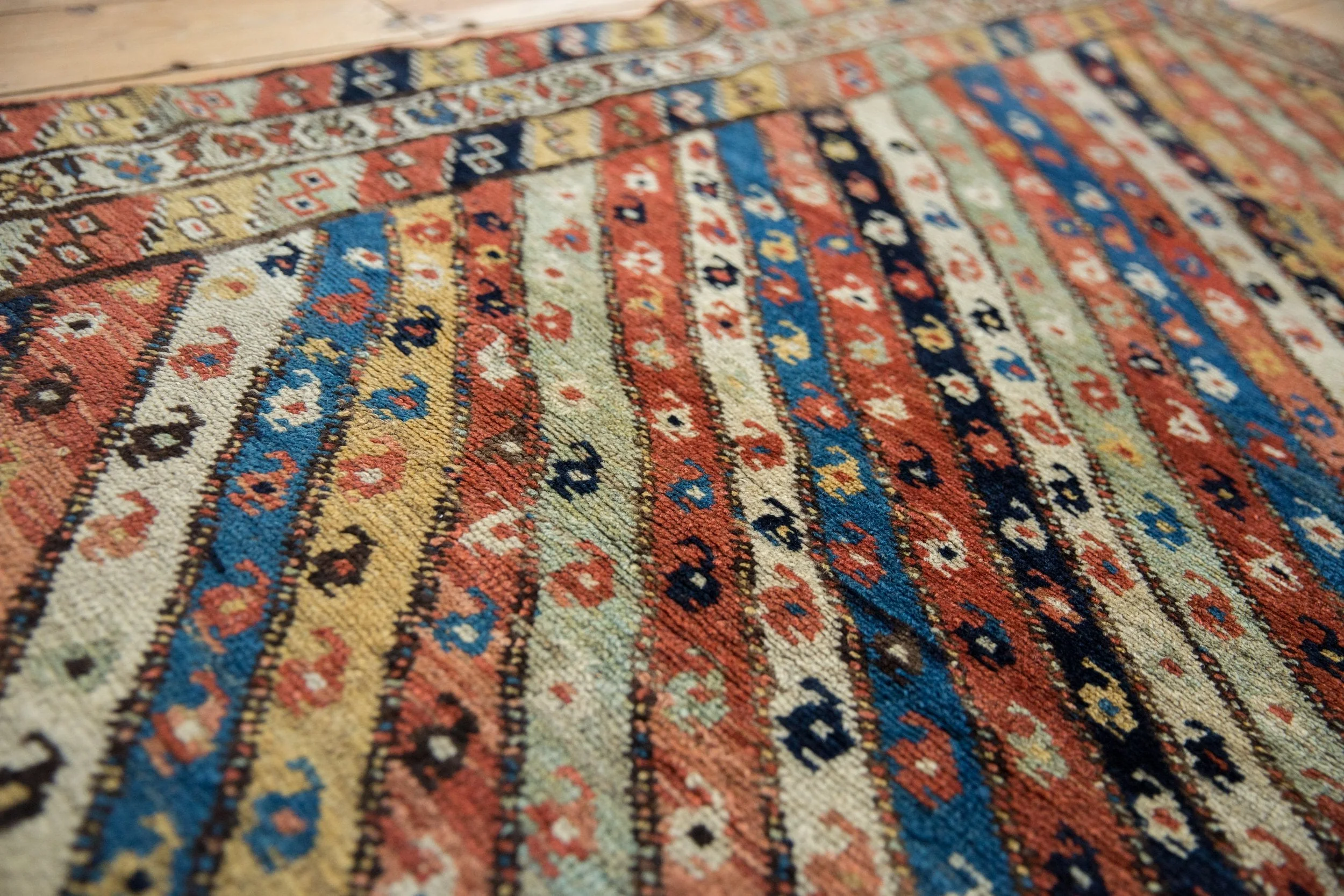 3.5x8.5 Antique Kurdish Rug Runner - Image 3