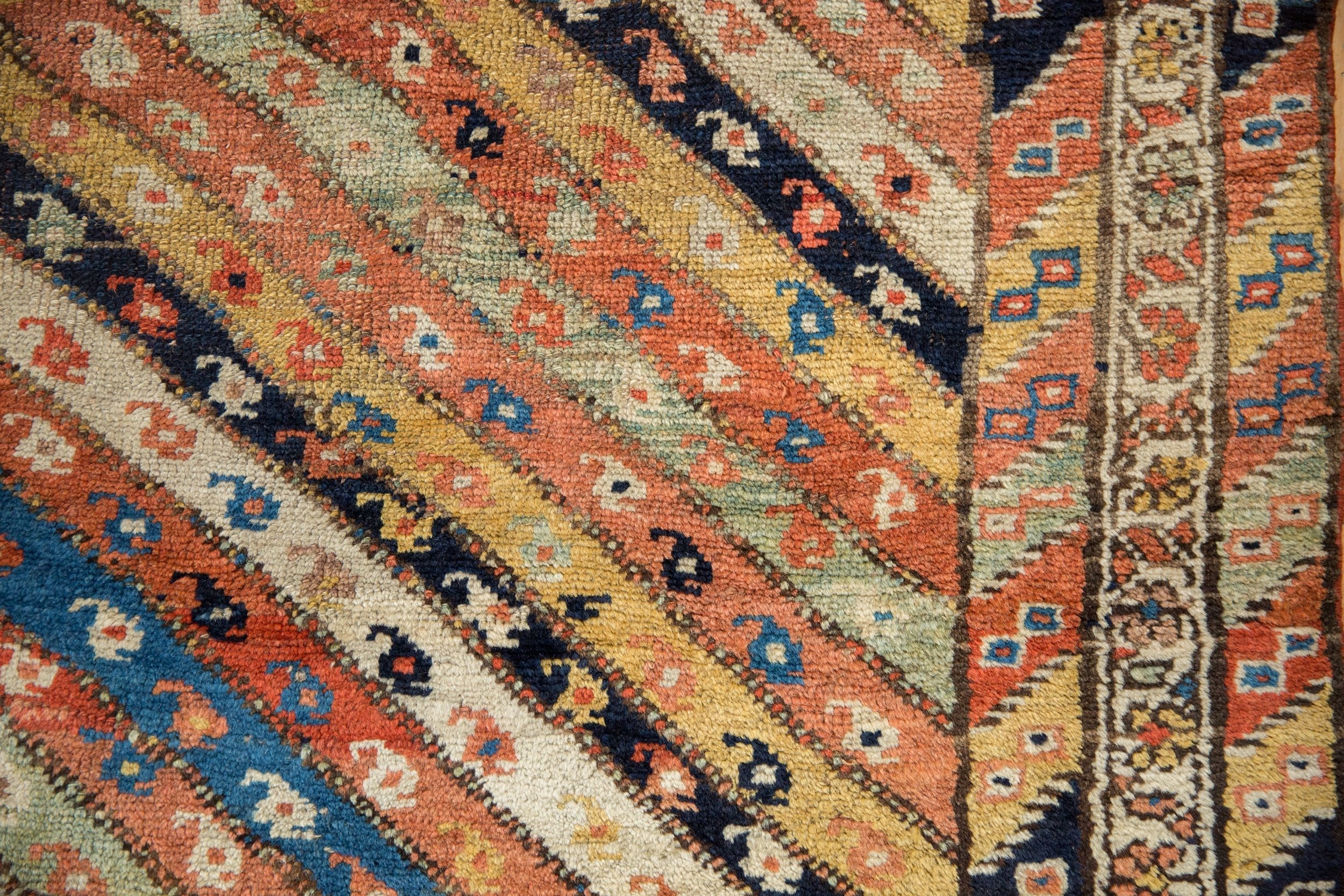 3.5x8.5 Antique Kurdish Rug Runner - Image 5