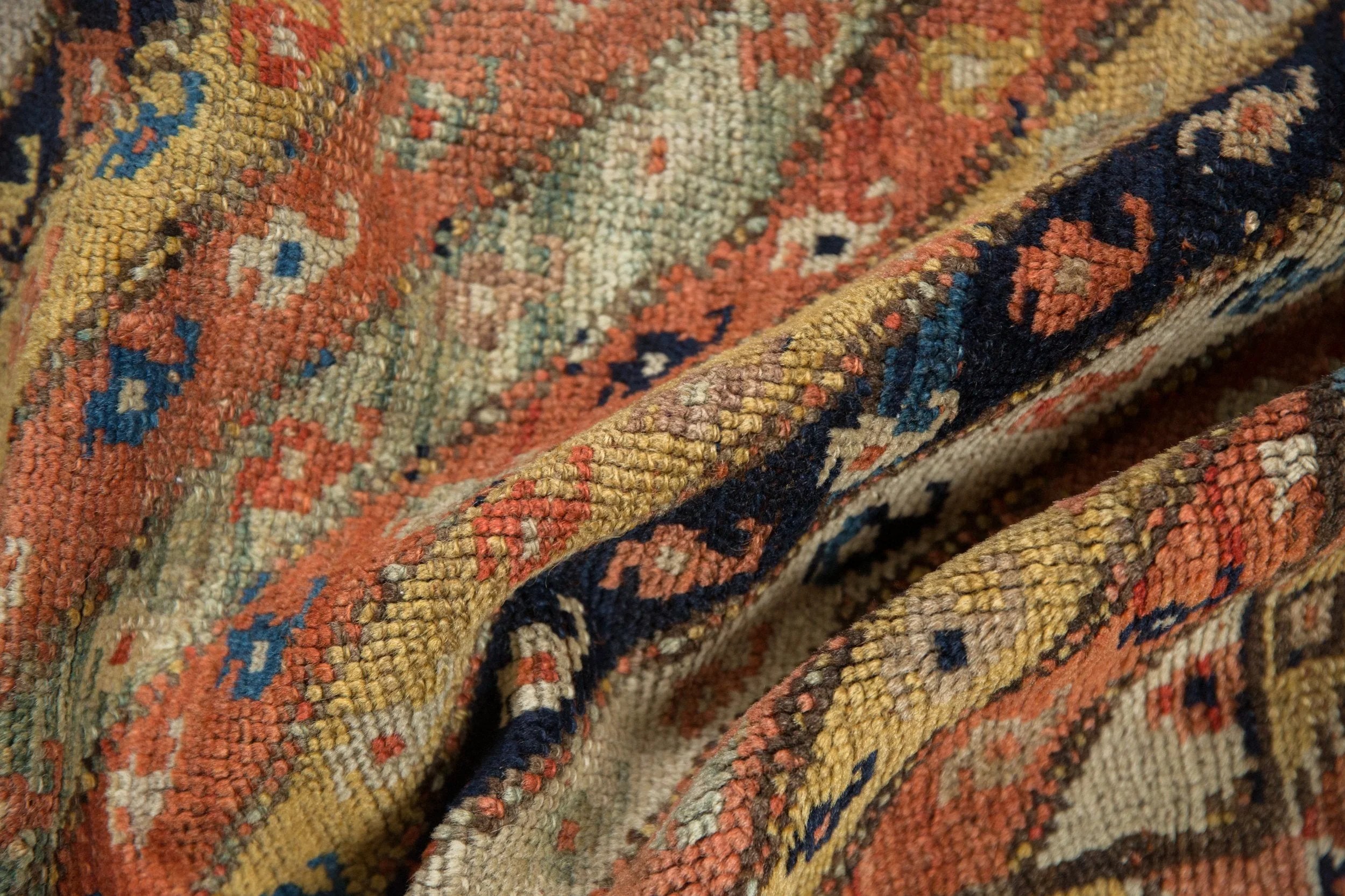 3.5x8.5 Antique Kurdish Rug Runner - Image 6