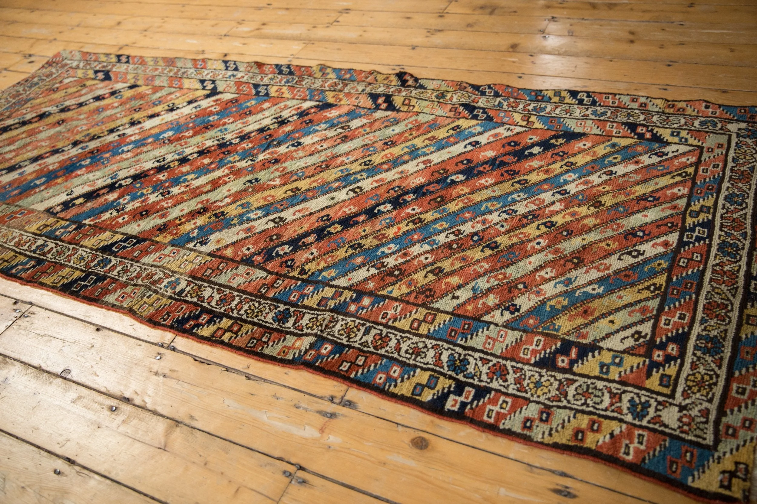 3.5x8.5 Antique Kurdish Rug Runner - Image 9