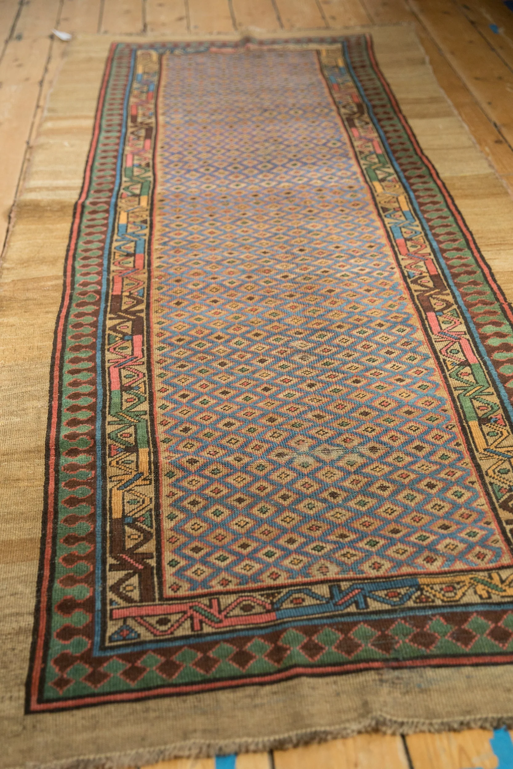 3.5x8.5 Antique Serab Rug Runner - Image 5