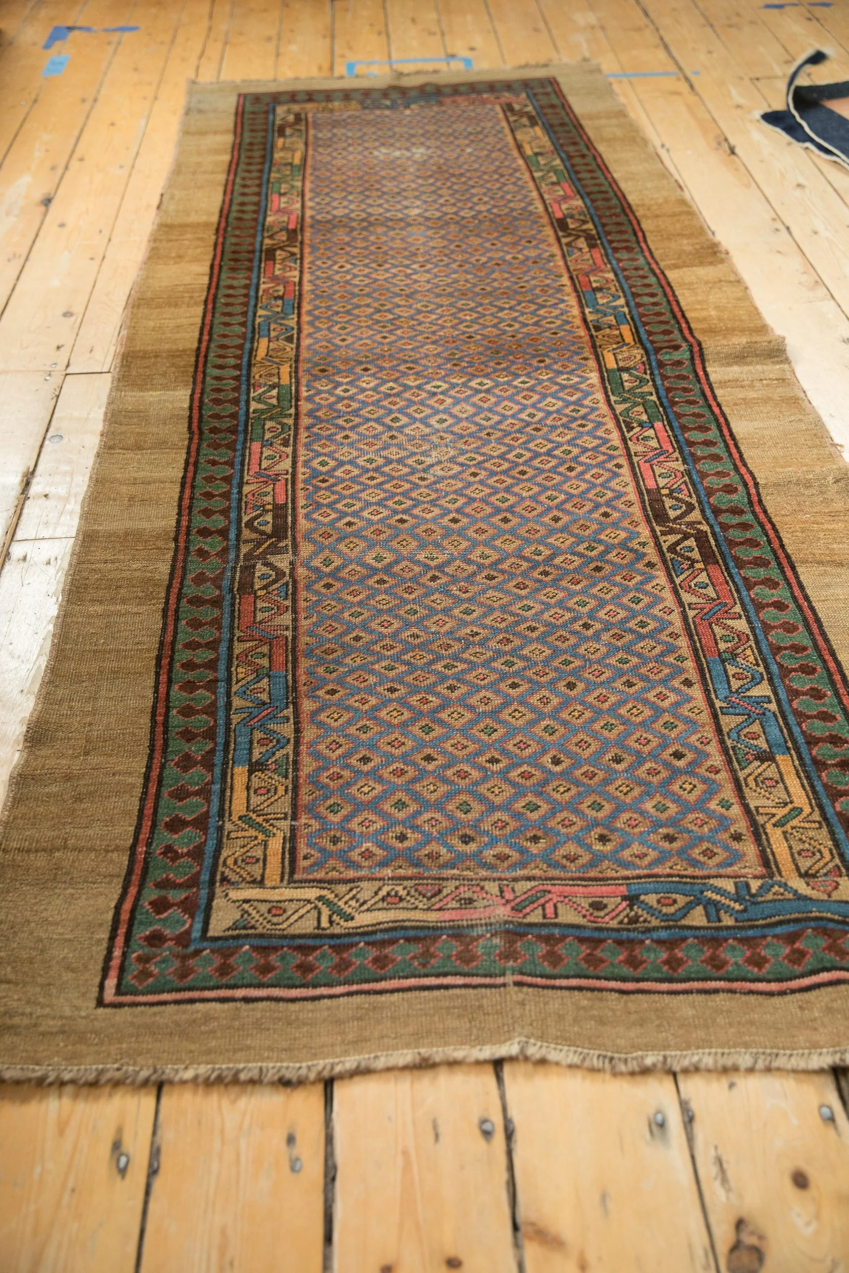3.5x8.5 Antique Serab Rug Runner - Image 8