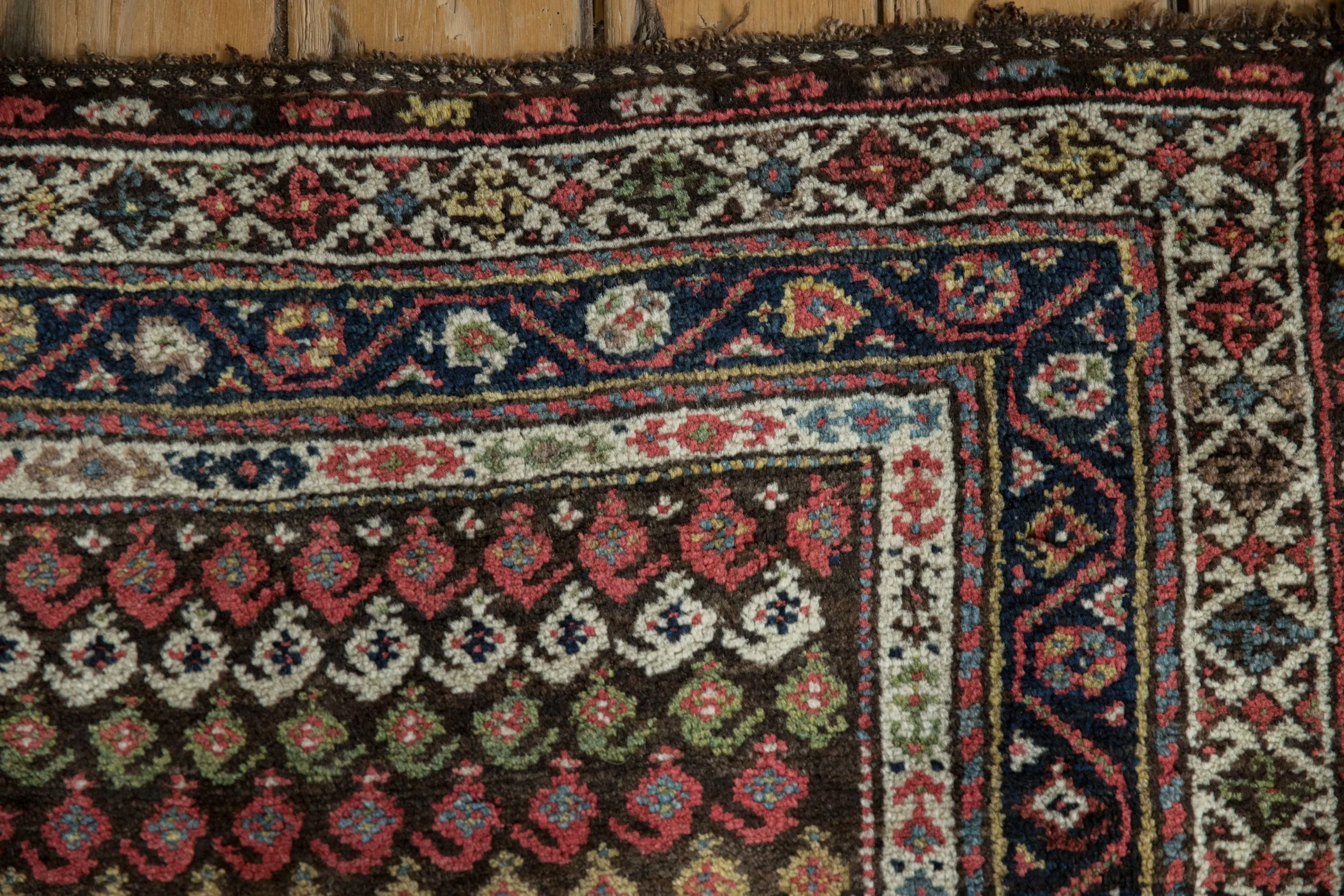 3.5x8.5 Vintage Kurdish Hamadan Rug Runner - Image 3