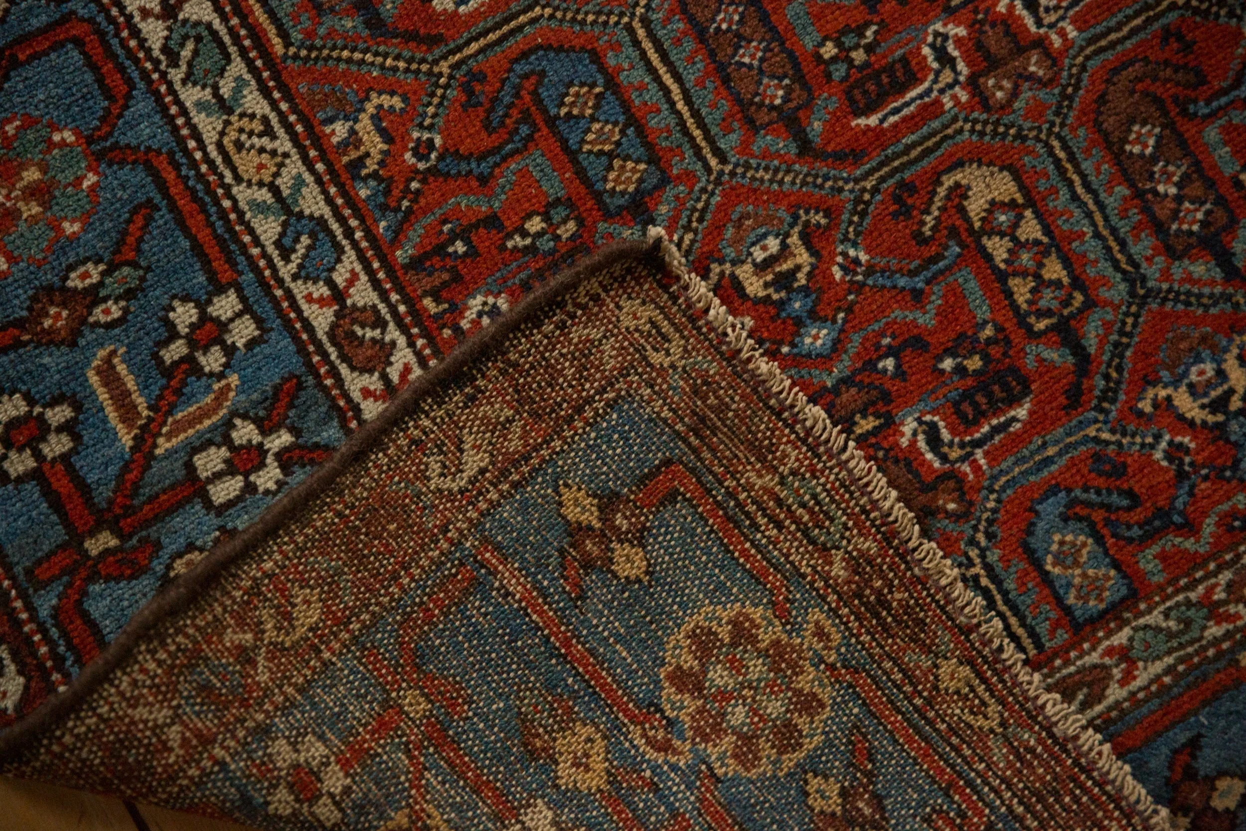 3.5x9.5 Antique Fine Kurdish Hamadan Rug Runner - Image 10