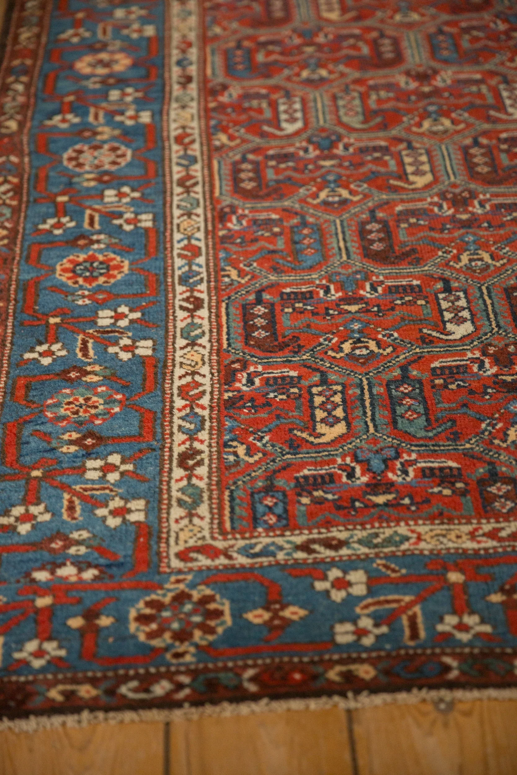 3.5x9.5 Antique Fine Kurdish Hamadan Rug Runner - Image 5