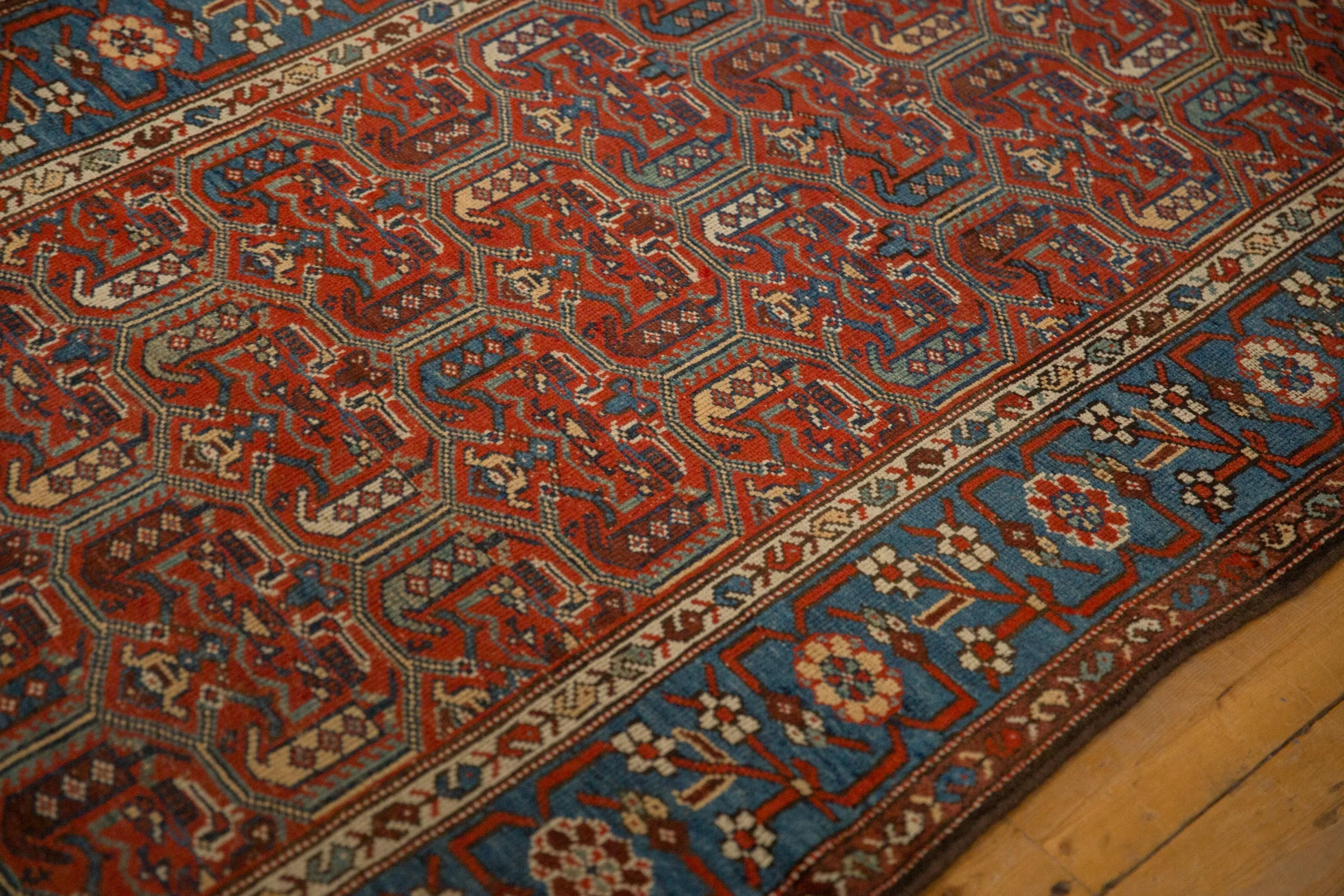 3.5x9.5 Antique Fine Kurdish Hamadan Rug Runner - Image 6