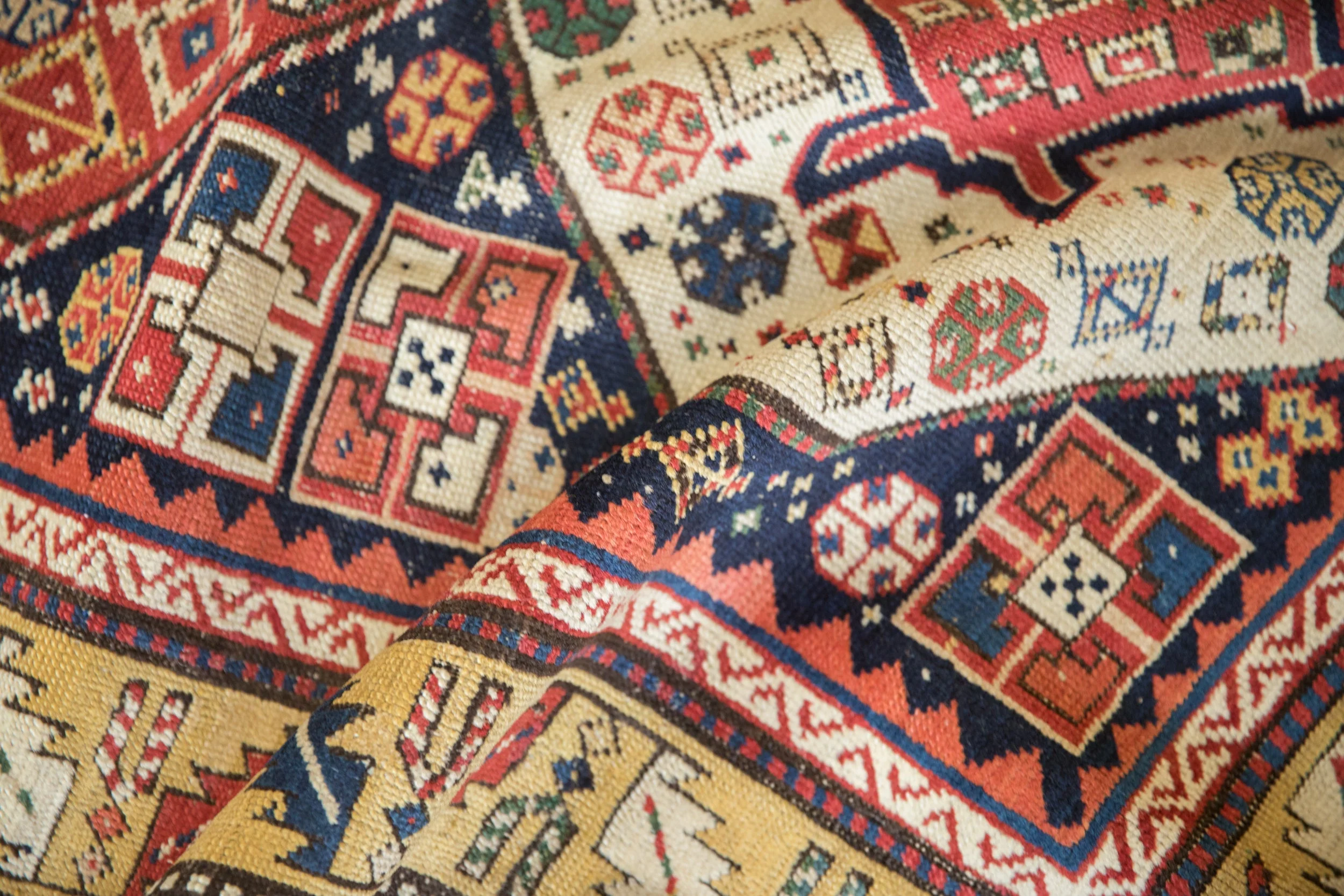 3.5x9.5 Antique Kazak Rug Runner - Image 12