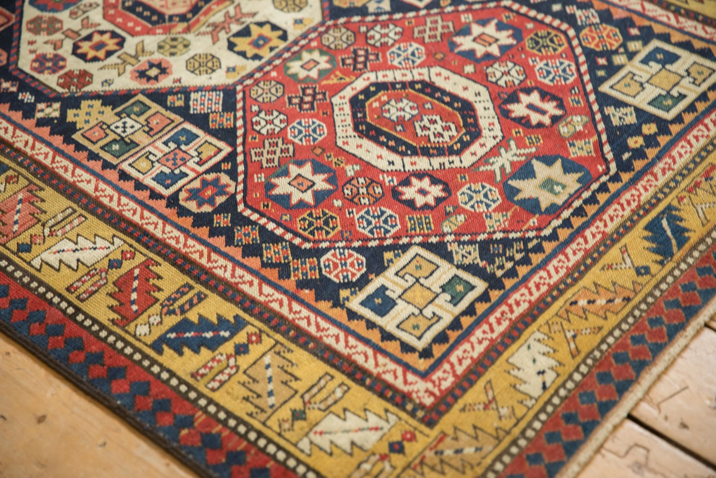 3.5x9.5 Antique Kazak Rug Runner - Image 5