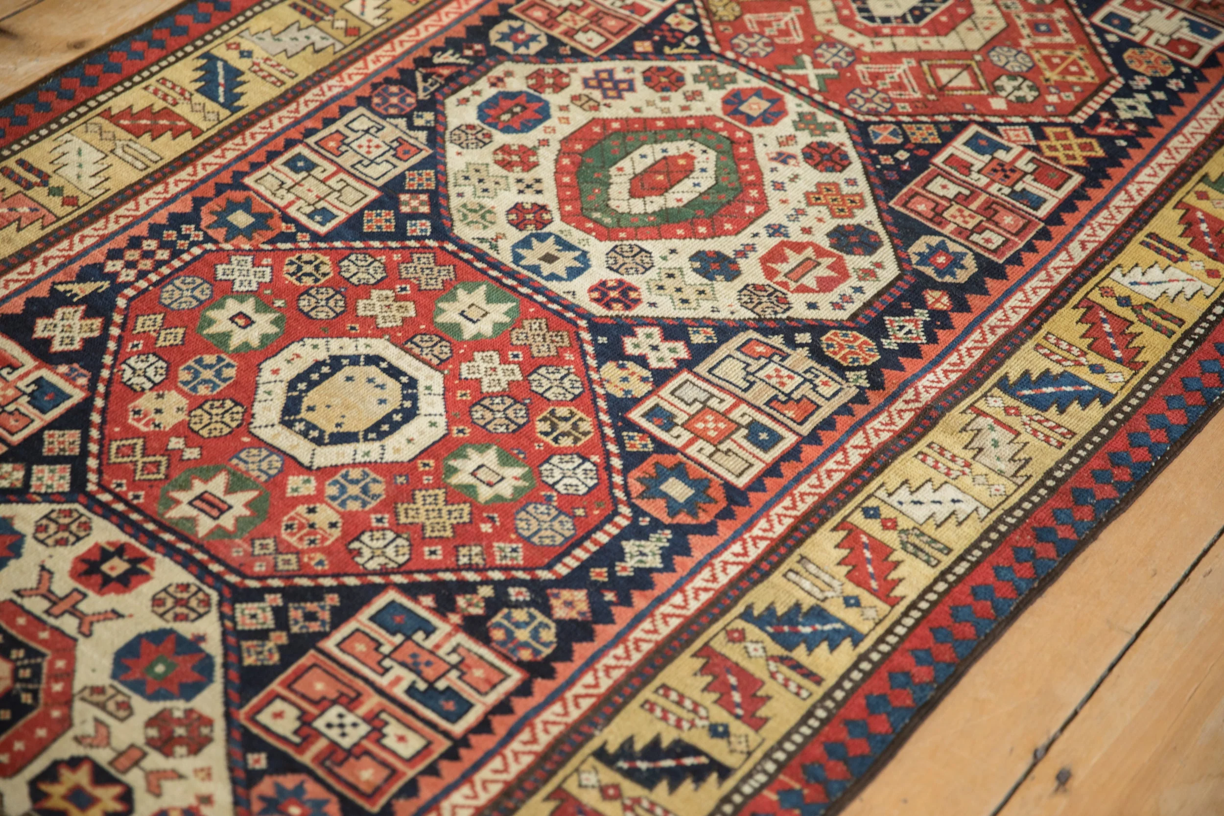 3.5x9.5 Antique Kazak Rug Runner - Image 7