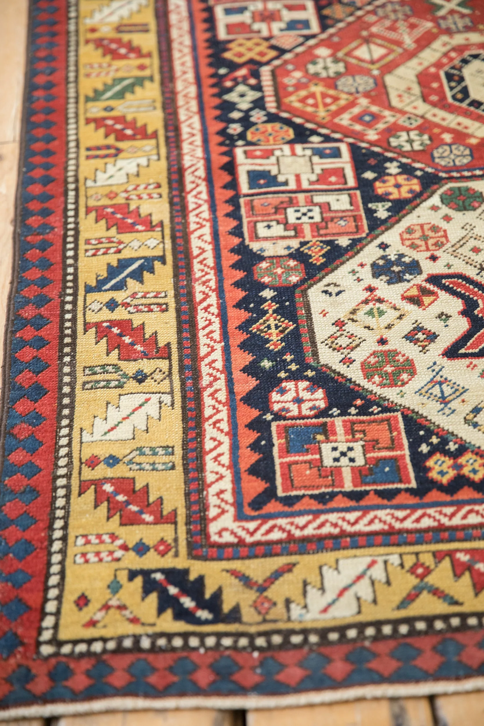 3.5x9.5 Antique Kazak Rug Runner - Image 9