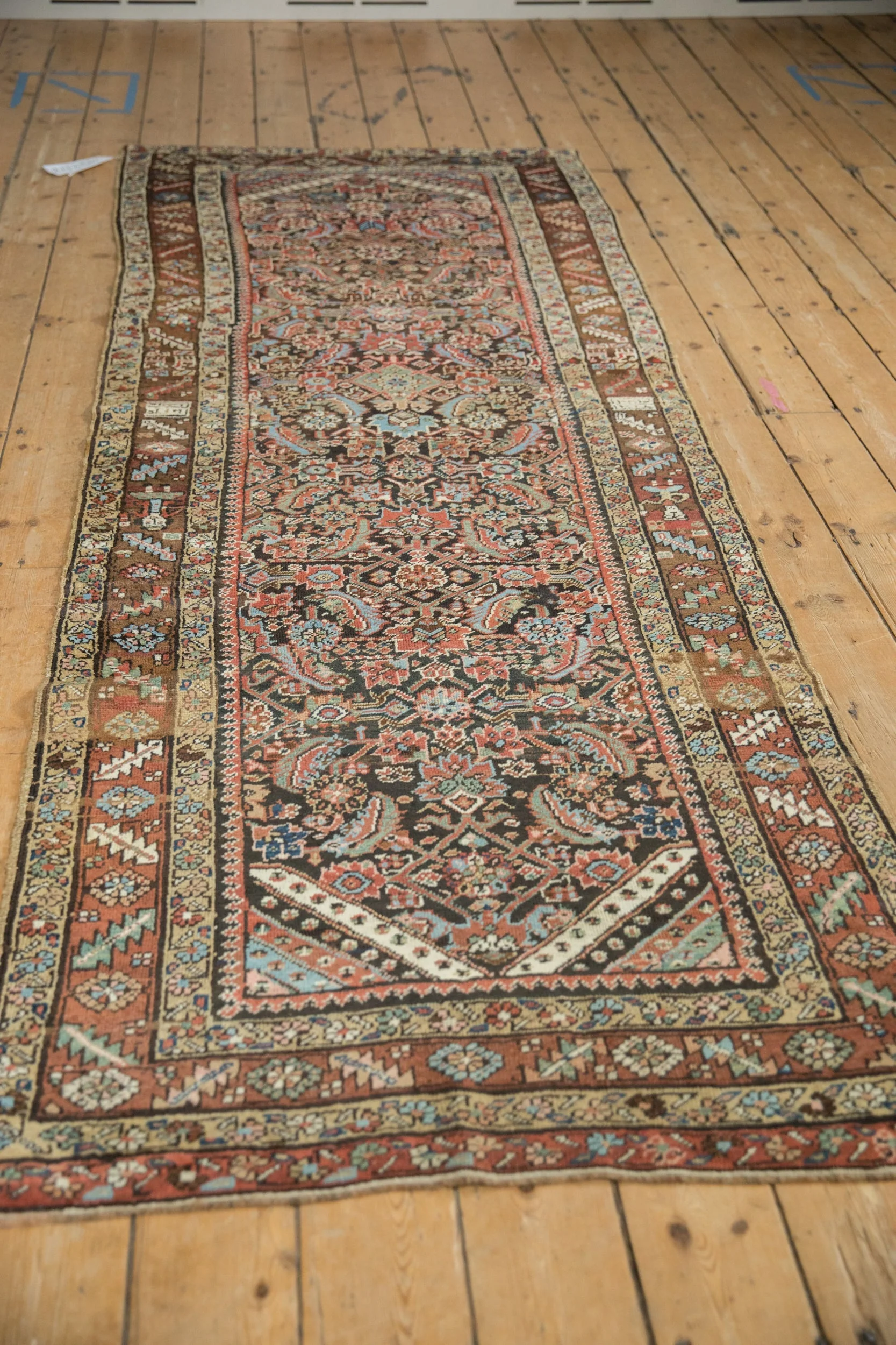 3.5x9.5 Antique Northwest Persian Rug Runner - Image 4
