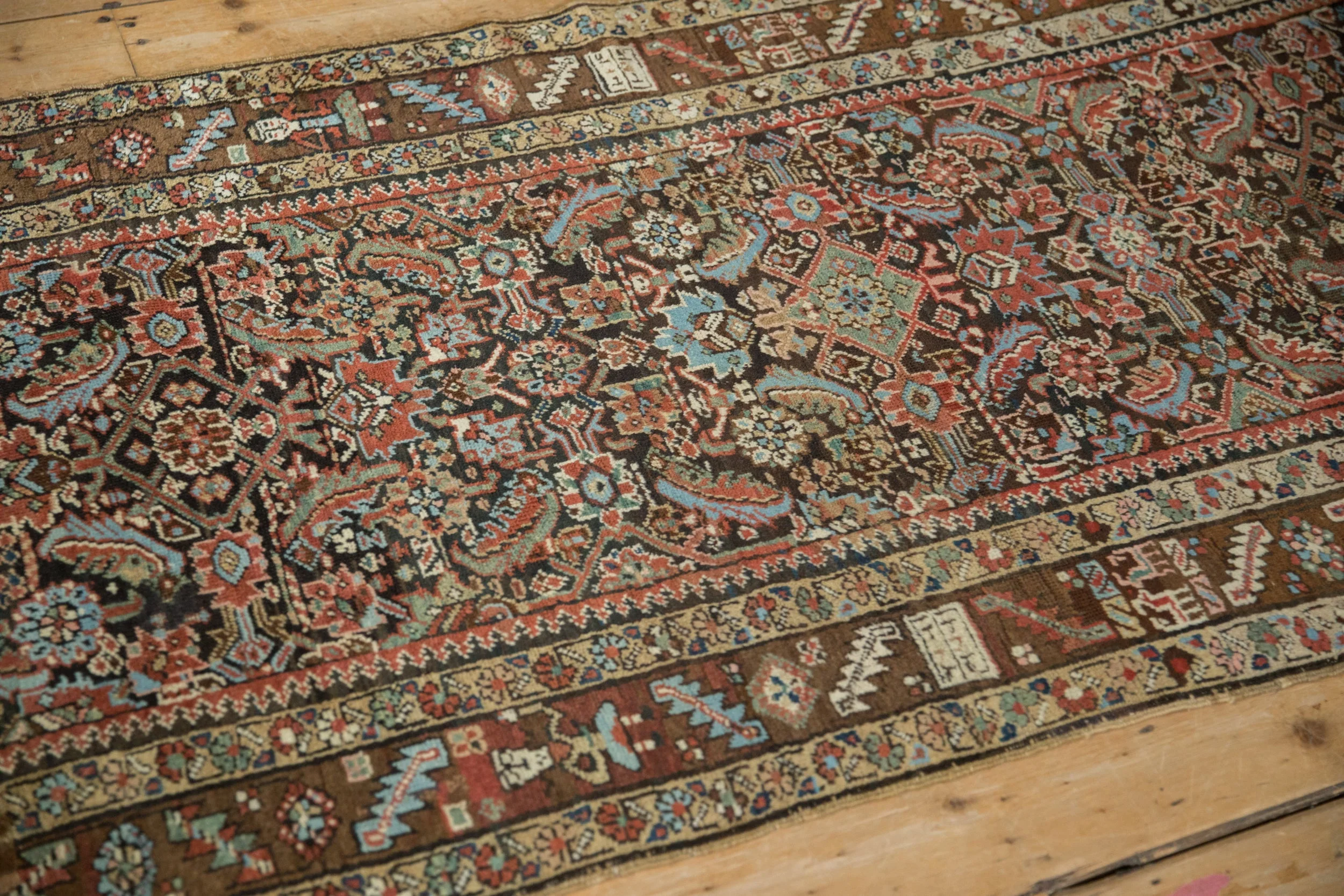 3.5x9.5 Antique Northwest Persian Rug Runner - Image 6