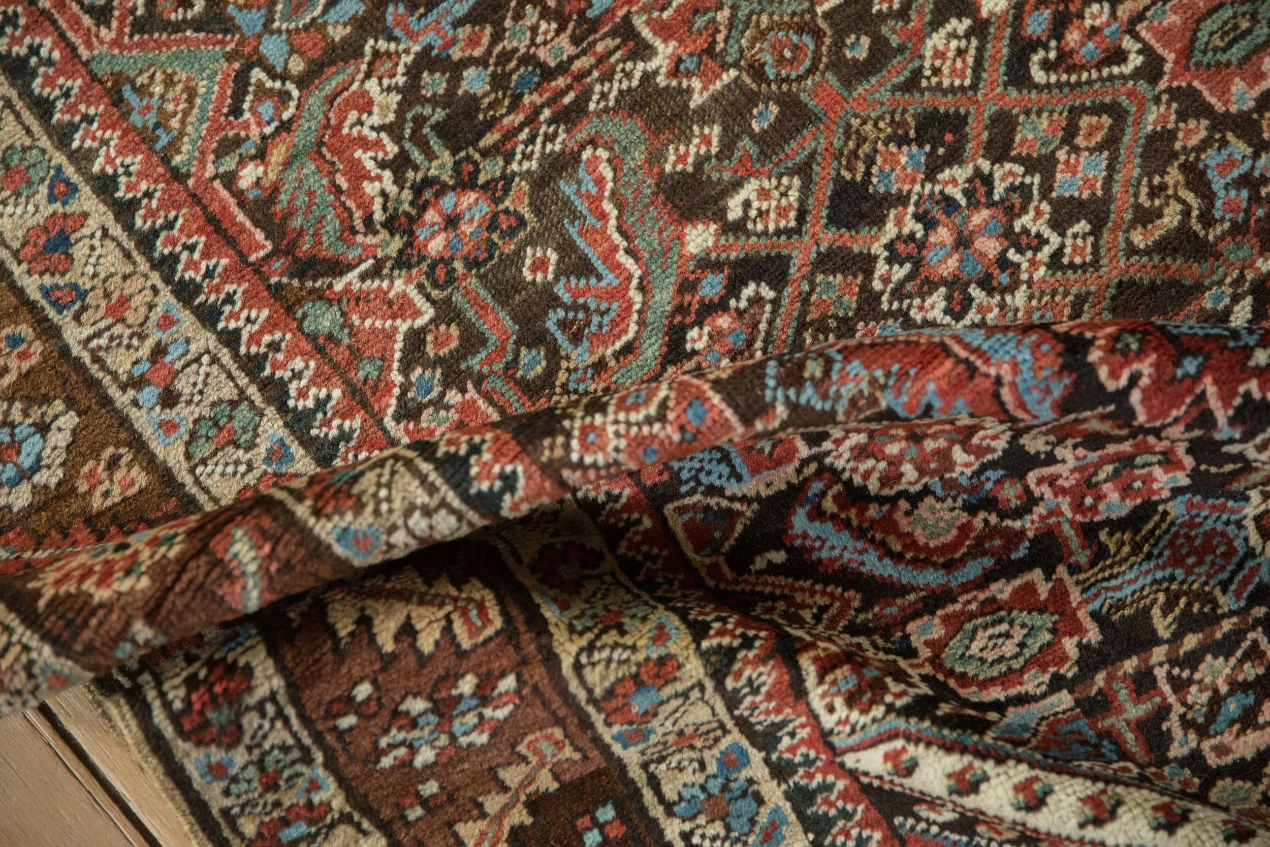 3.5x9.5 Antique Northwest Persian Rug Runner - Image 9