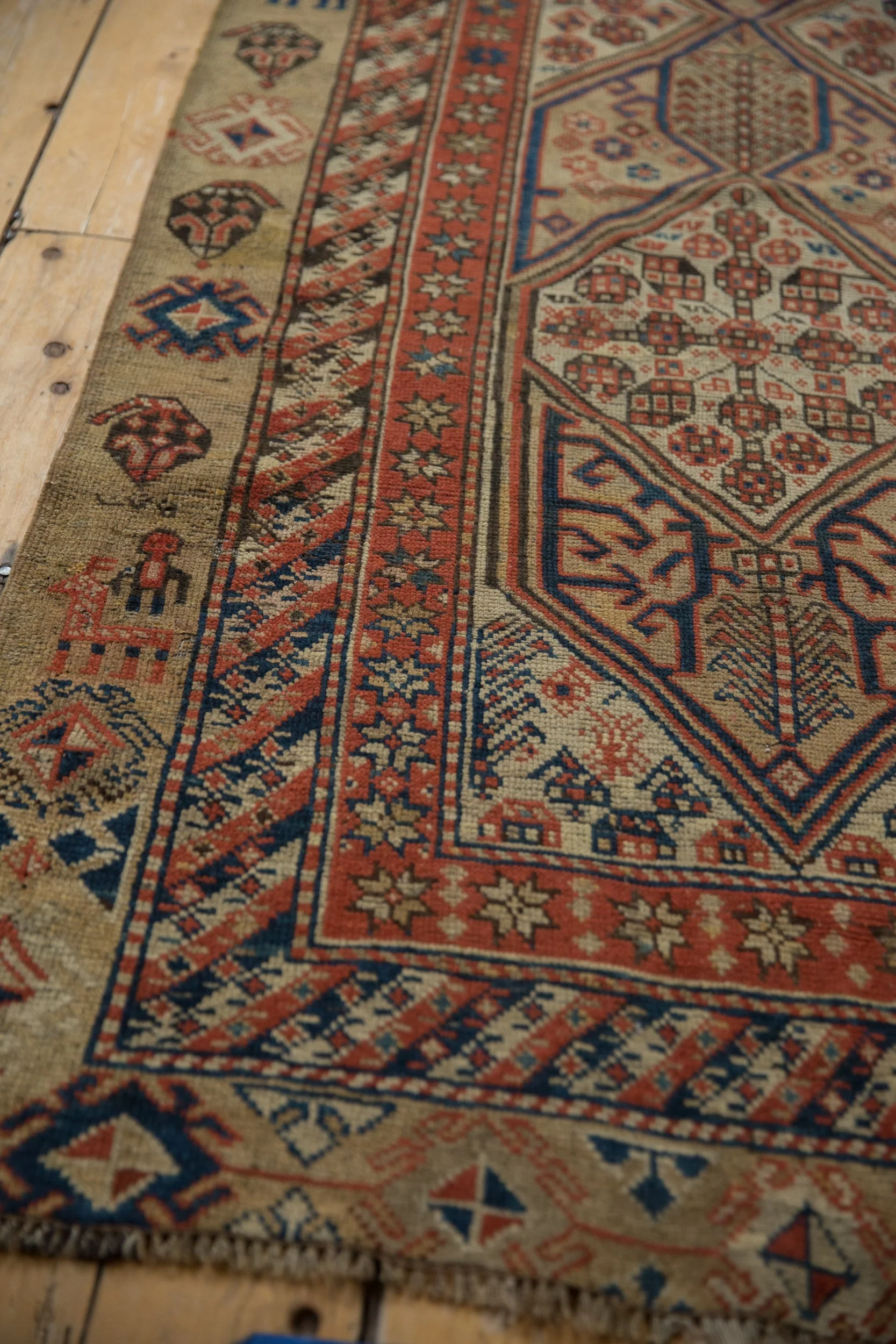 3.5x9.5 Antique Serab Rug Runner - Image 6