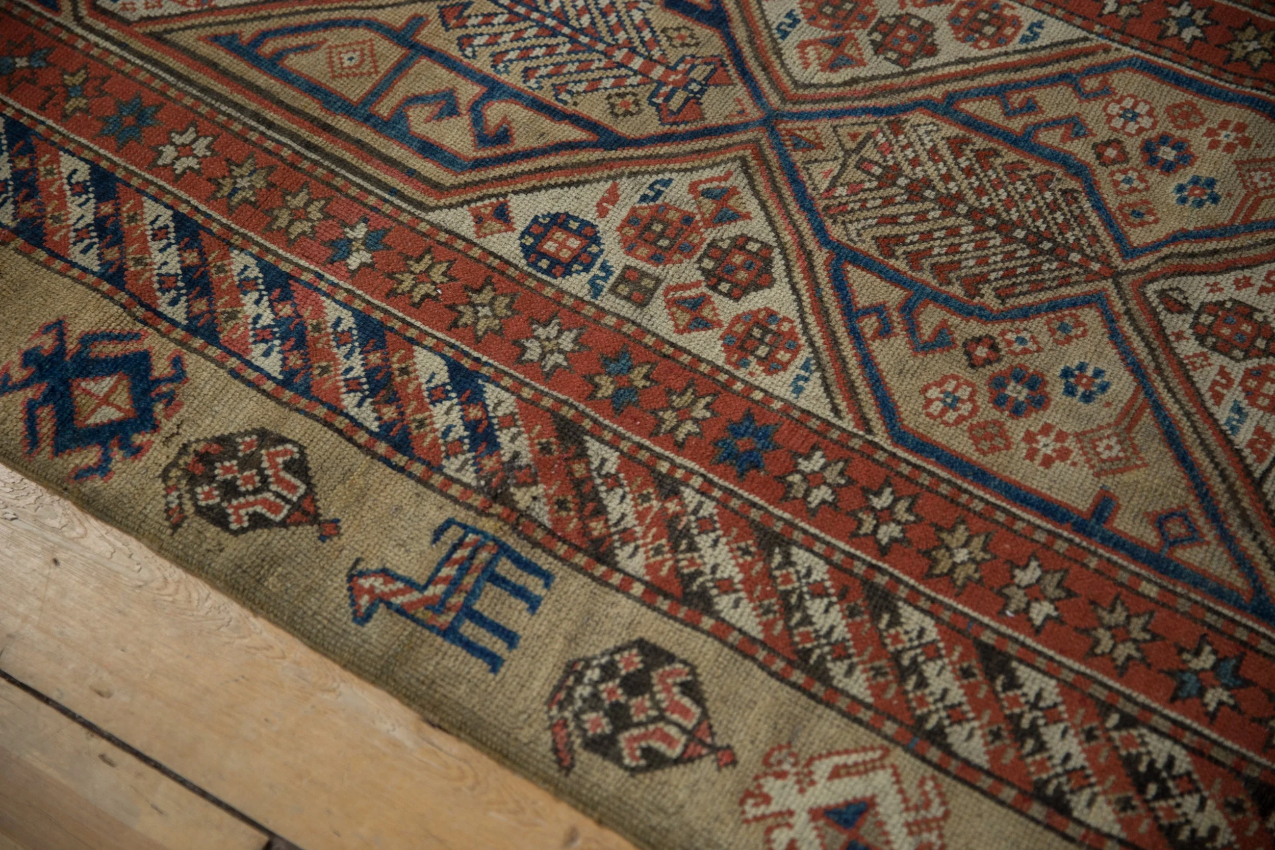 3.5x9.5 Antique Serab Rug Runner - Image 7