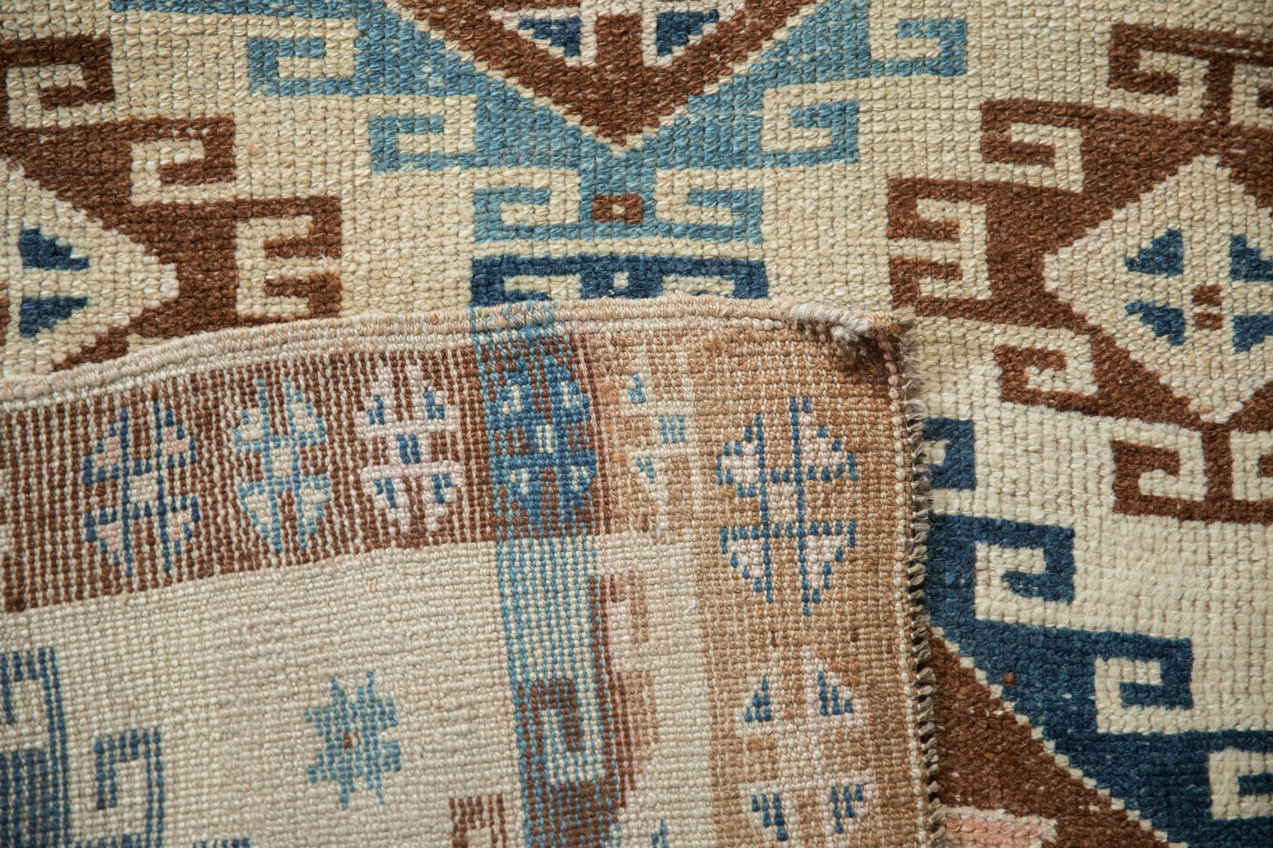 3.5x9.5 Vintage Distressed Kars Rug Runner - Image 10