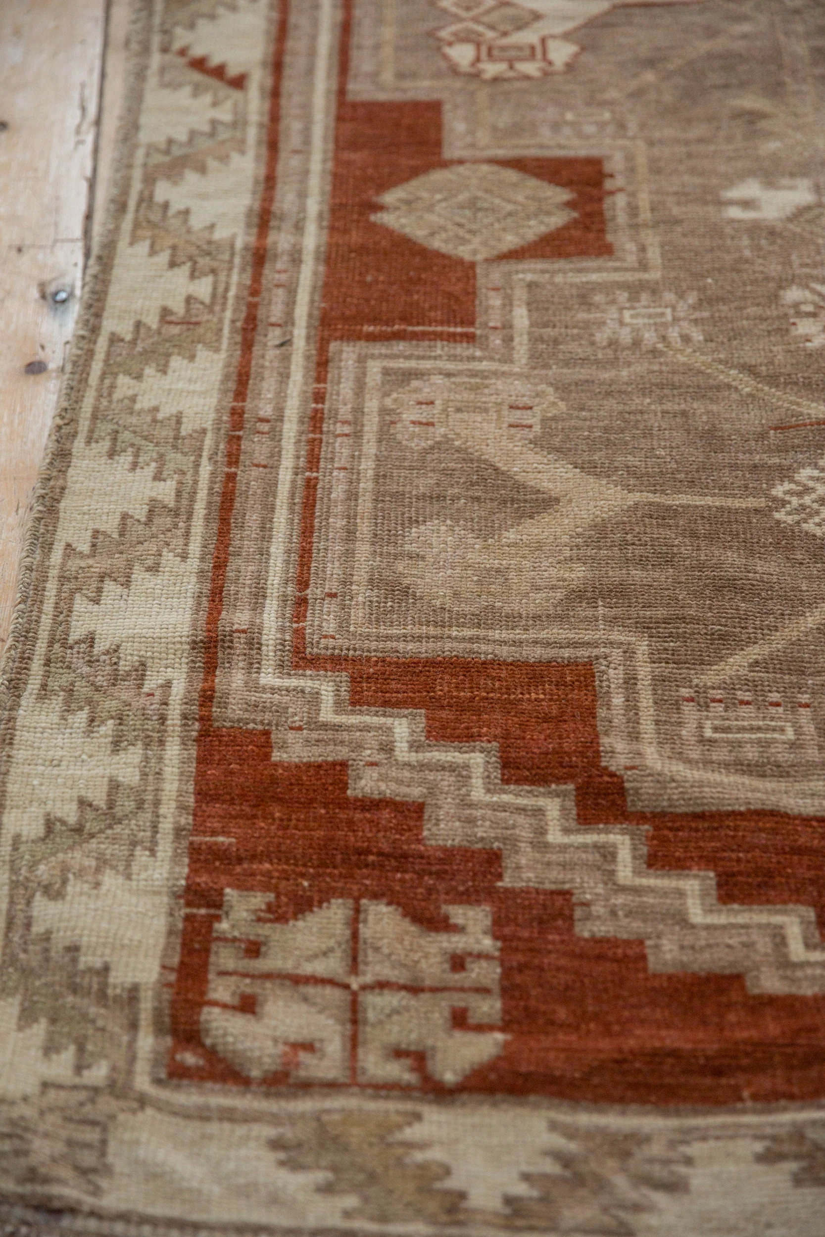 3.5x9.5 Vintage Distressed Kars Rug Runner - Image 6