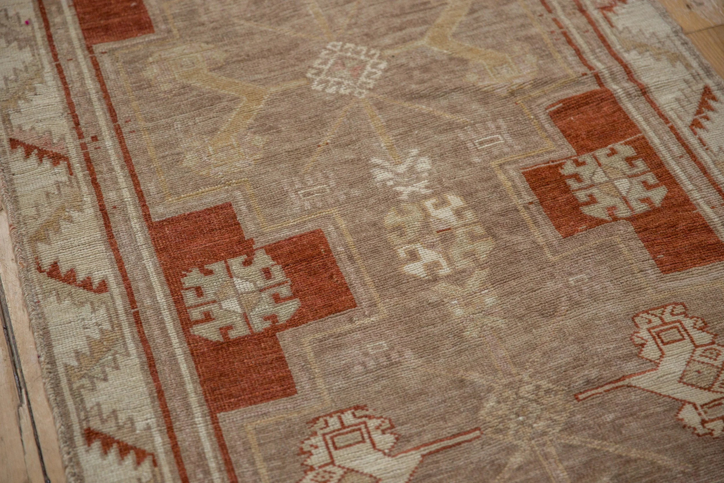 3.5x9.5 Vintage Distressed Kars Rug Runner - Image 7