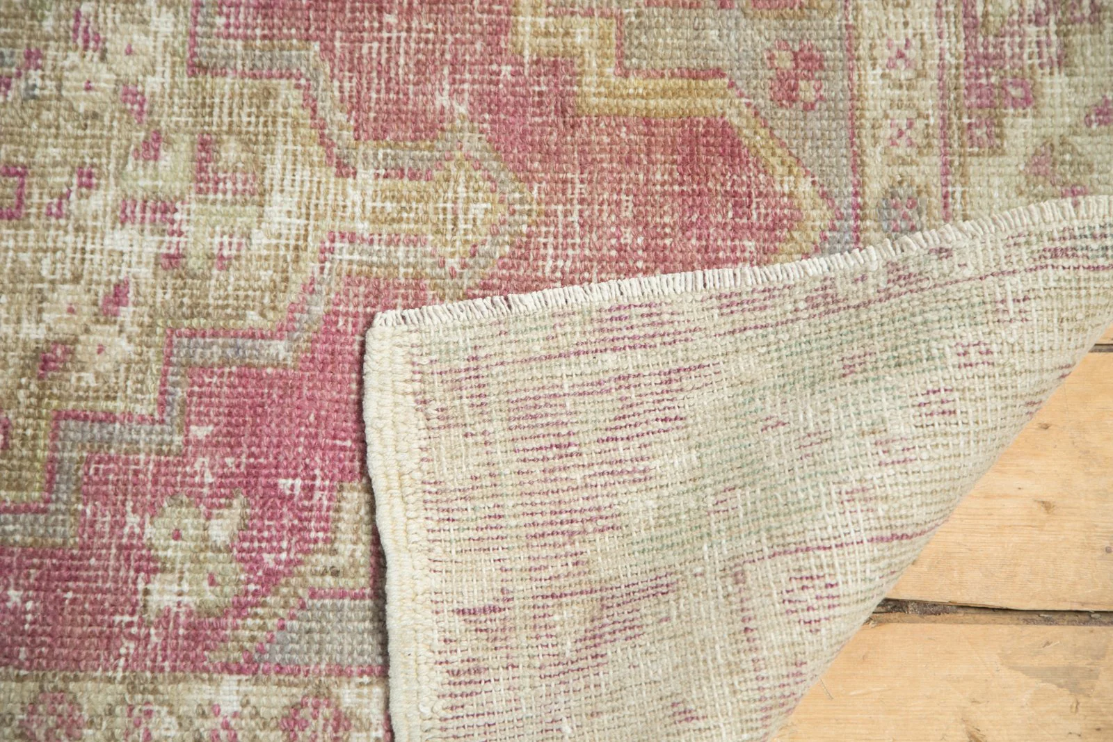 3.5x9.5 Vintage Distressed Oushak Rug Runner - Image 10