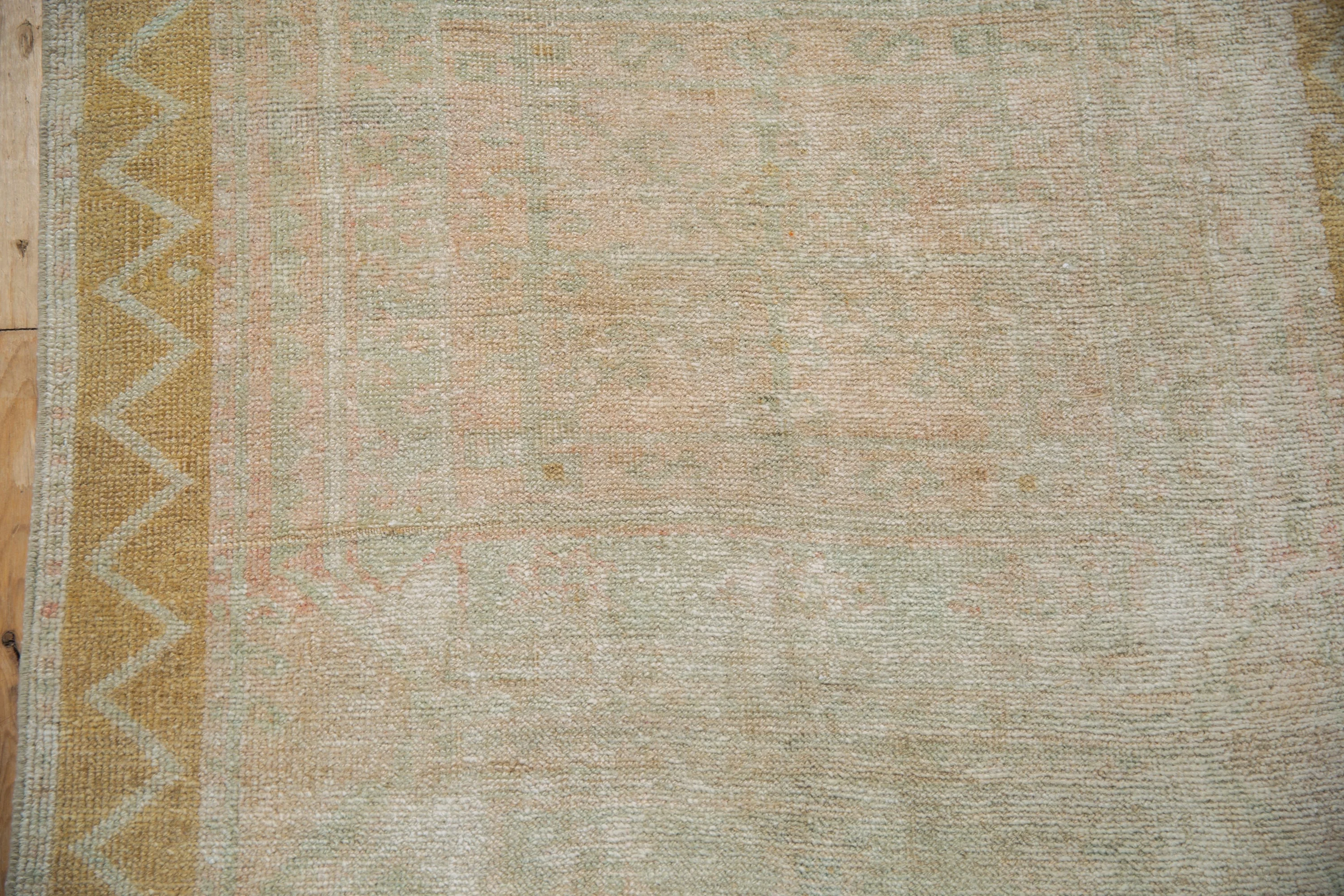 3.5x9.5 Vintage Distressed Oushak Rug Runner - Image 3