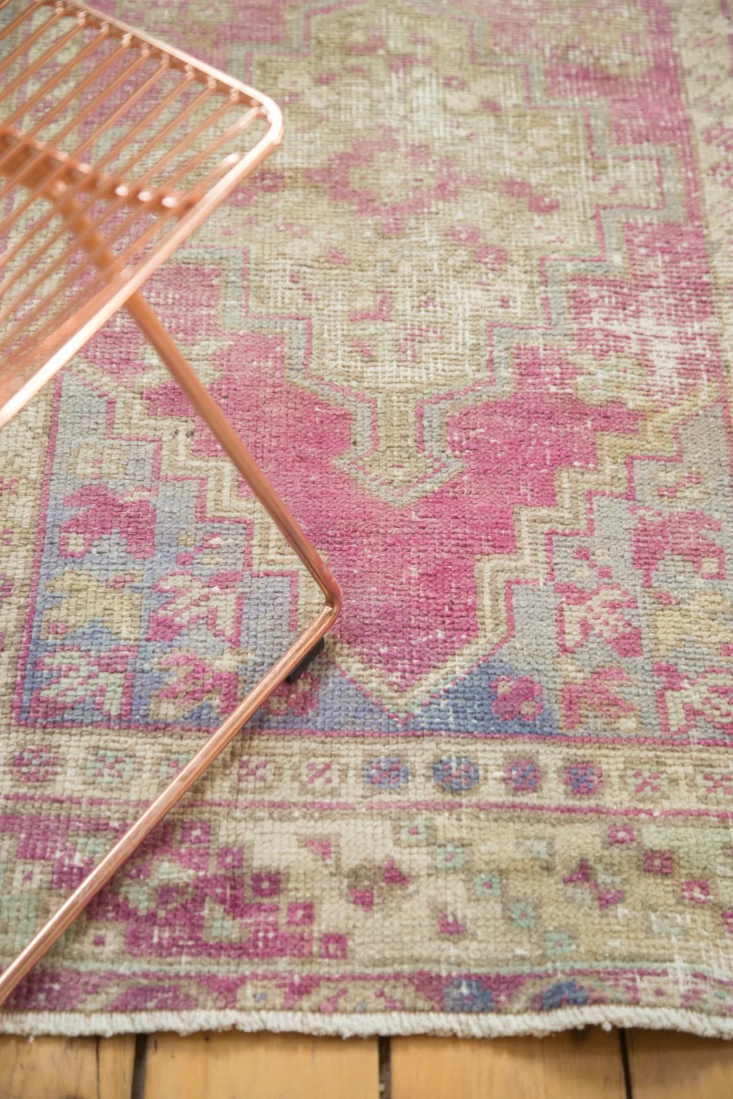 3.5x9.5 Vintage Distressed Oushak Rug Runner - Image 4