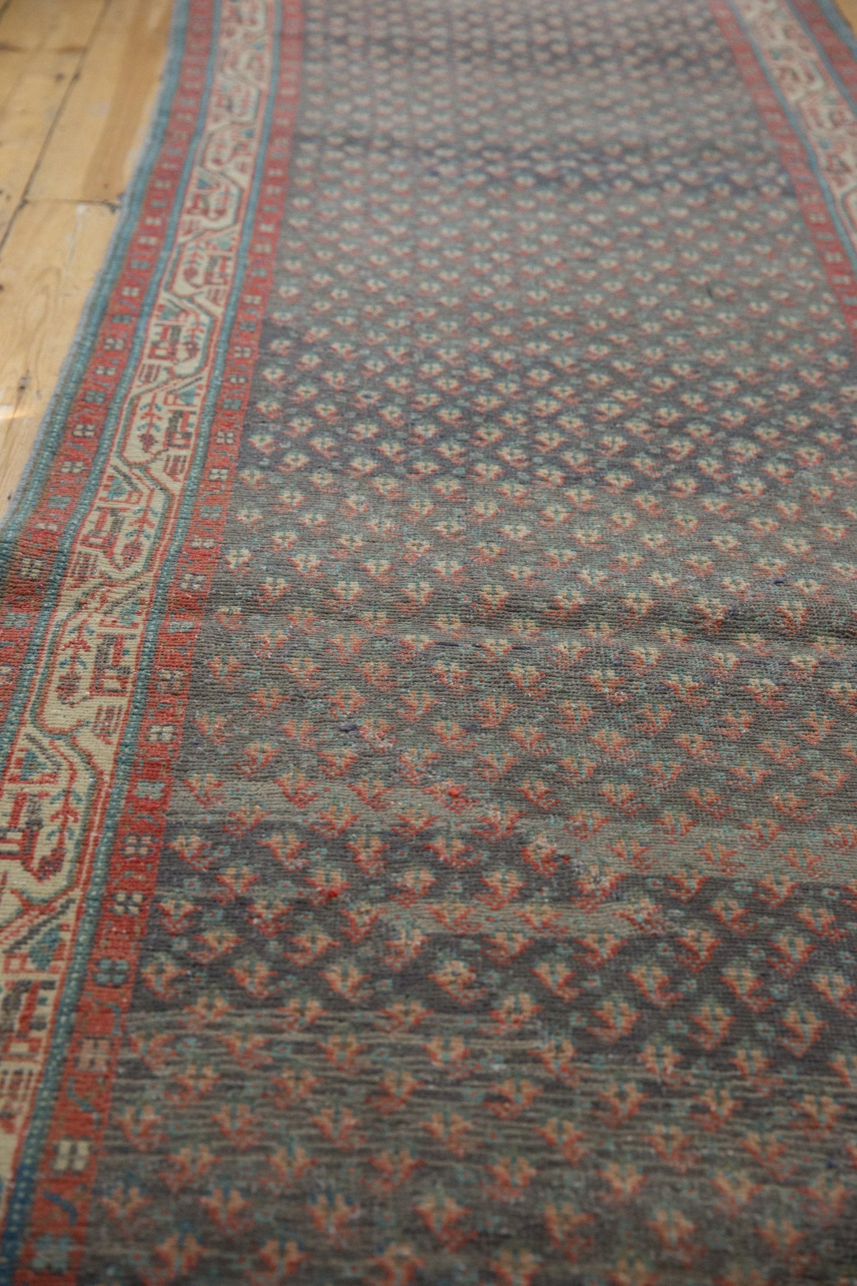 3.5x9.5 Vintage Distressed Serbend Rug Runner - Image 5