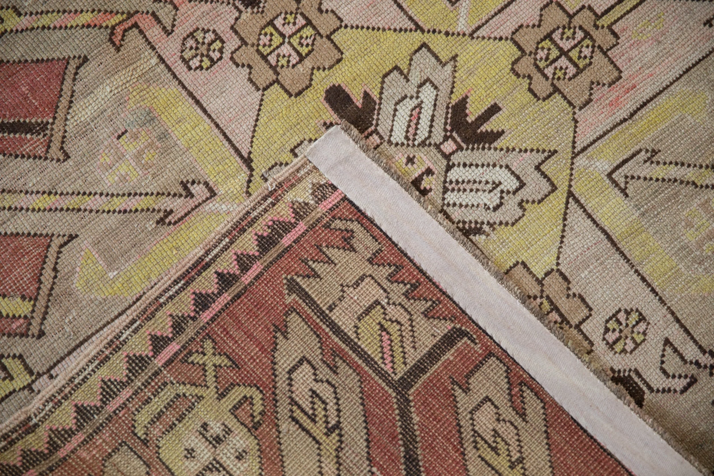 3.5x9 Antique Distressed Kazak Rug Runner - Image 13