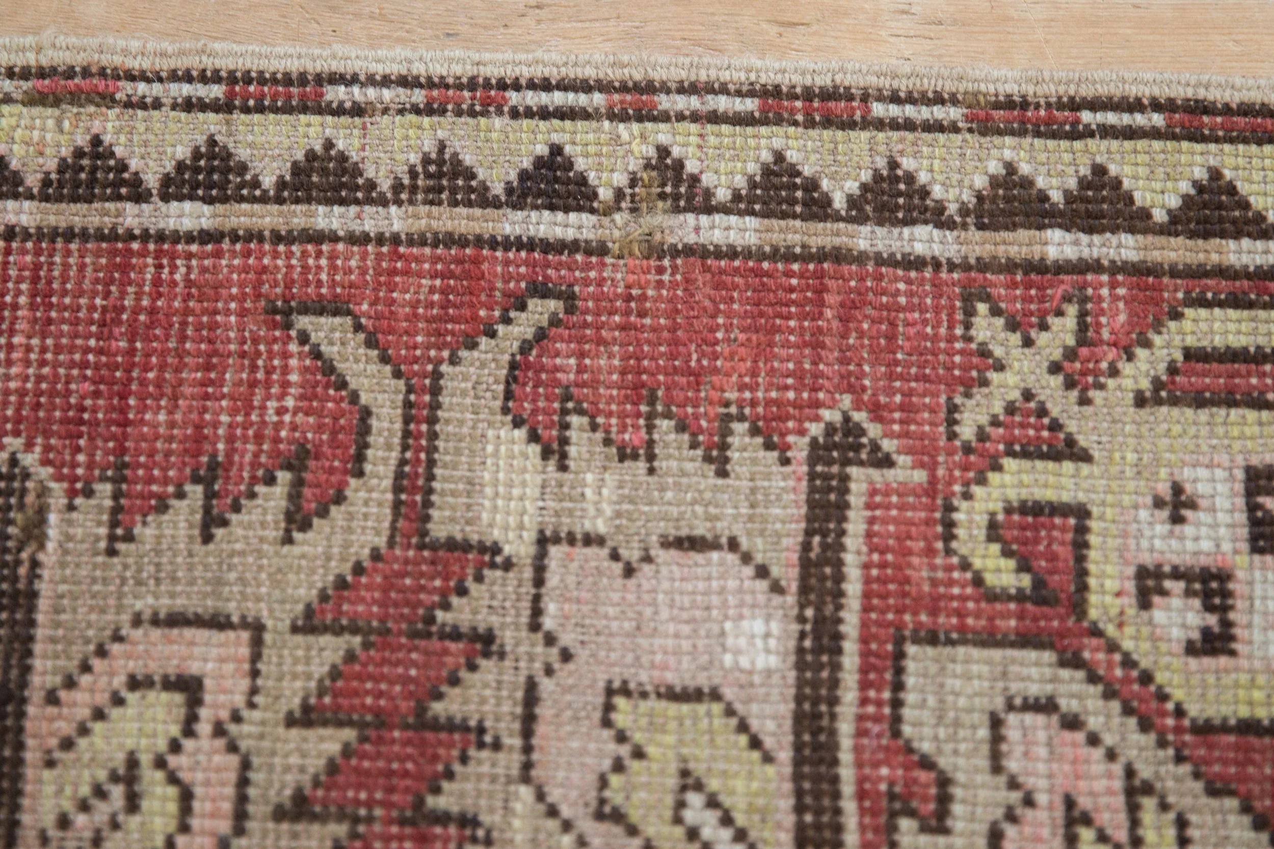 3.5x9 Antique Distressed Kazak Rug Runner - Image 15