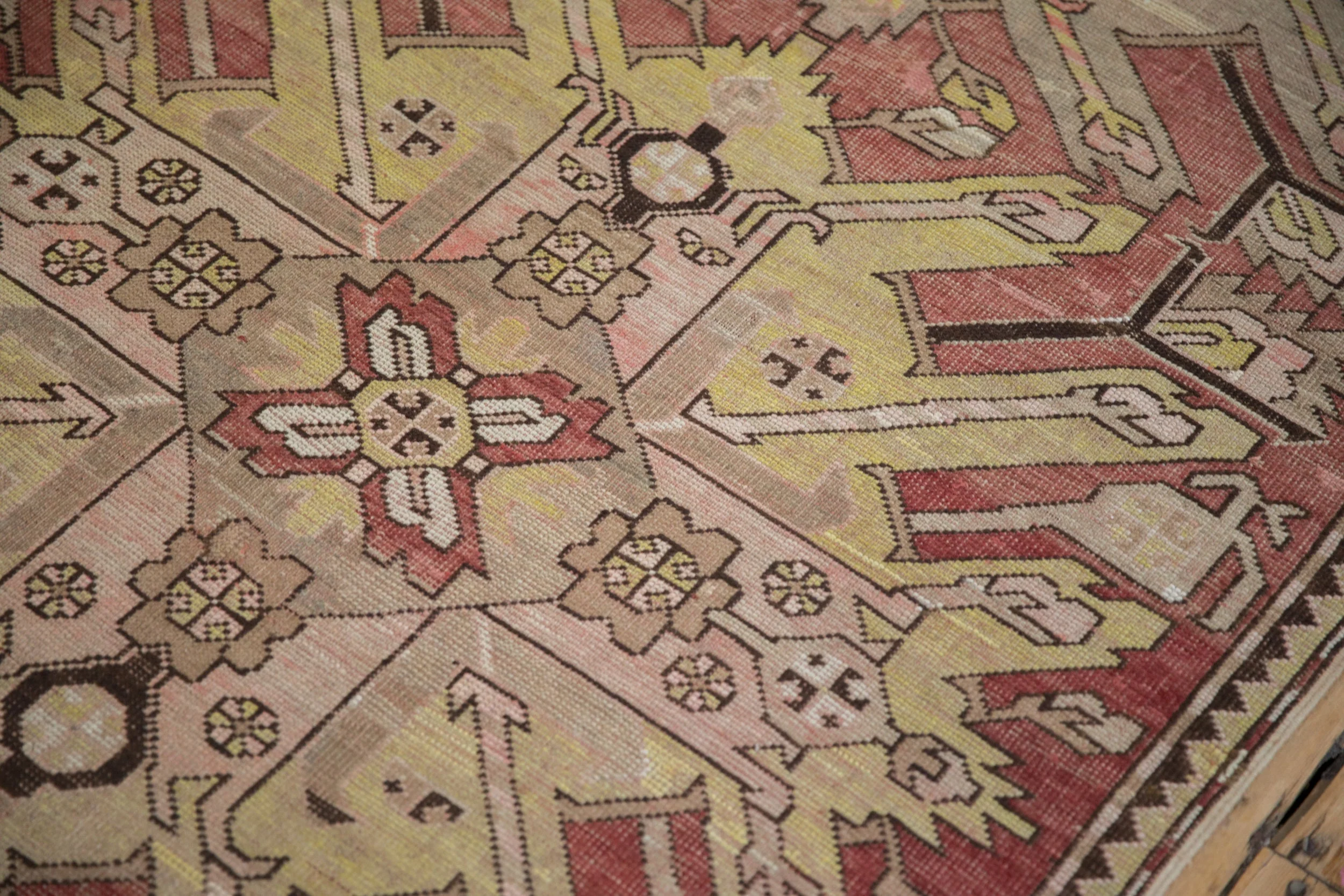3.5x9 Antique Distressed Kazak Rug Runner - Image 8