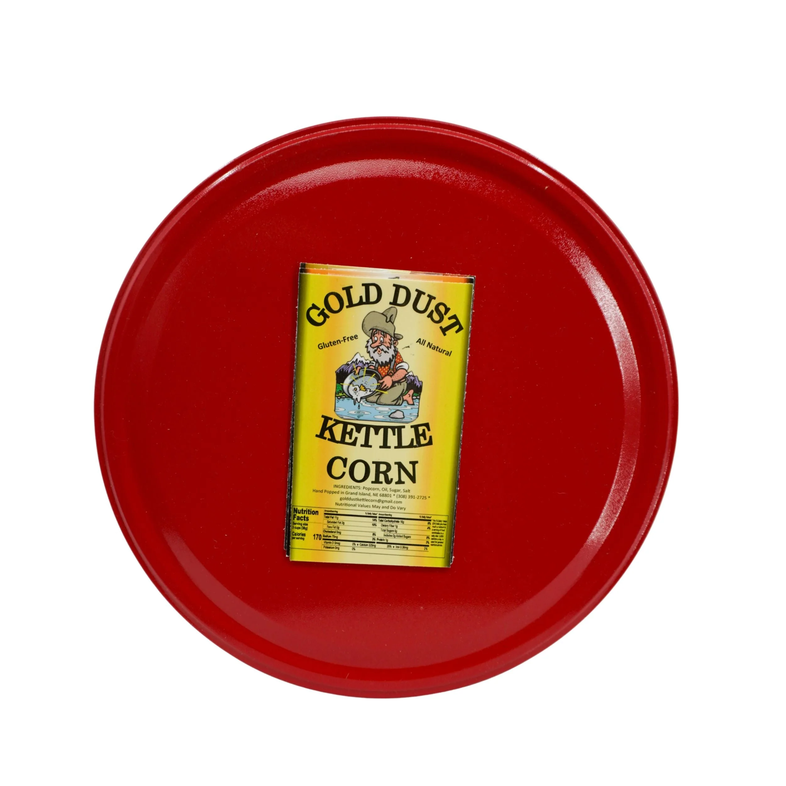 3 Flavor Popcorn Tin | Kettle, Cheddar & Caramel | Gold Dust Kettle Corn - Image 5
