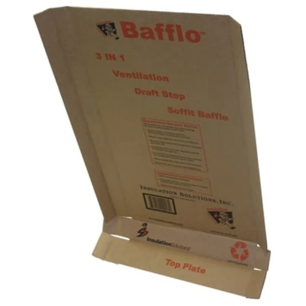 3 in 1 Cardboard Ventilation Draft Stop Soffit Baffle - All Sizes - Image 2