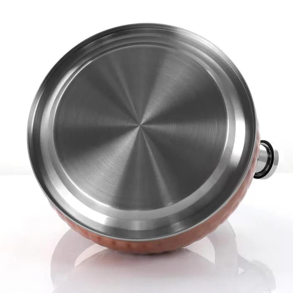 3-Liter Stainless Steel Whistling Teapot Kettle in Copper - Image 2