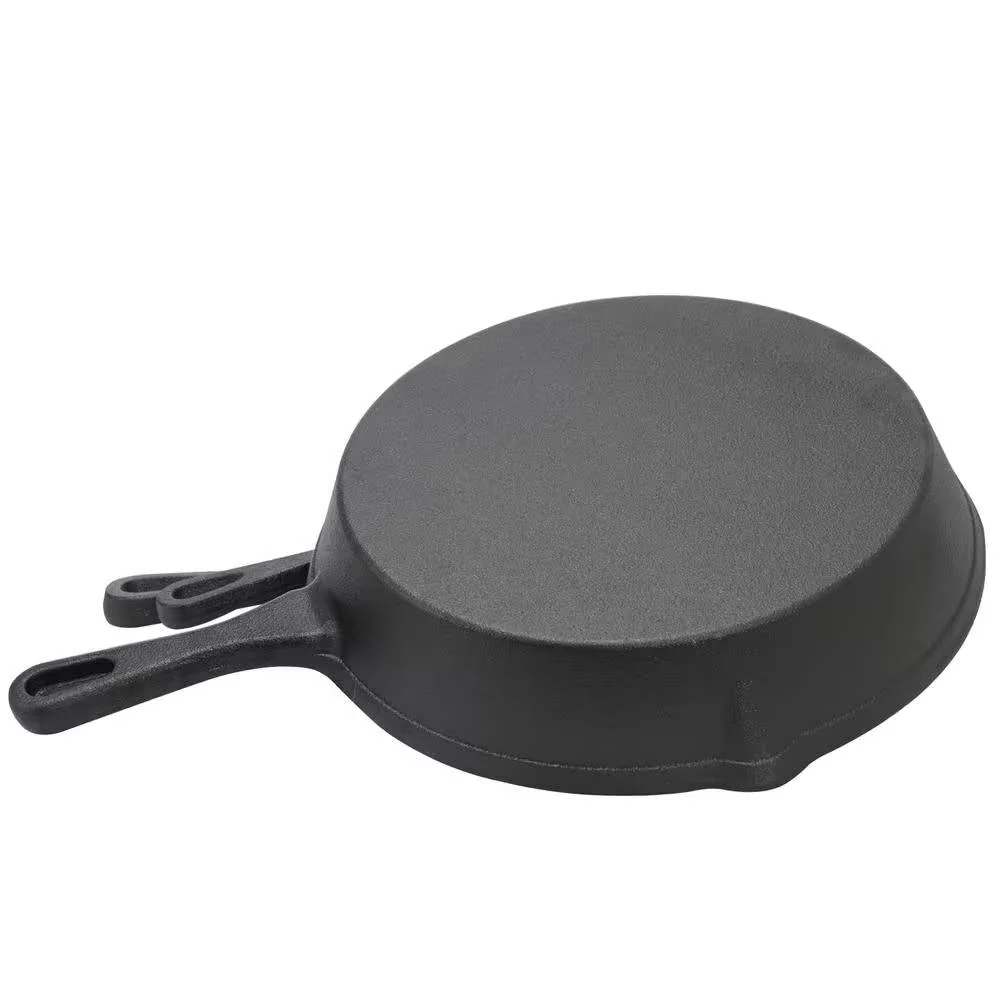 3-Piece Cast Iron Cookware Set with 8-inch 6-inch and 10-inch Skillet Frying Pan - Image 4