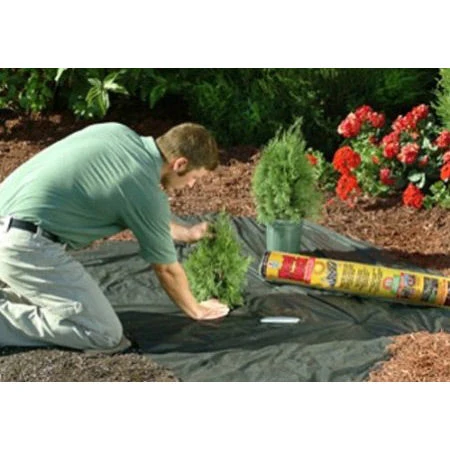3' x 100' Weed Control Herbicide Alternative Landscape Fabric - Image 2