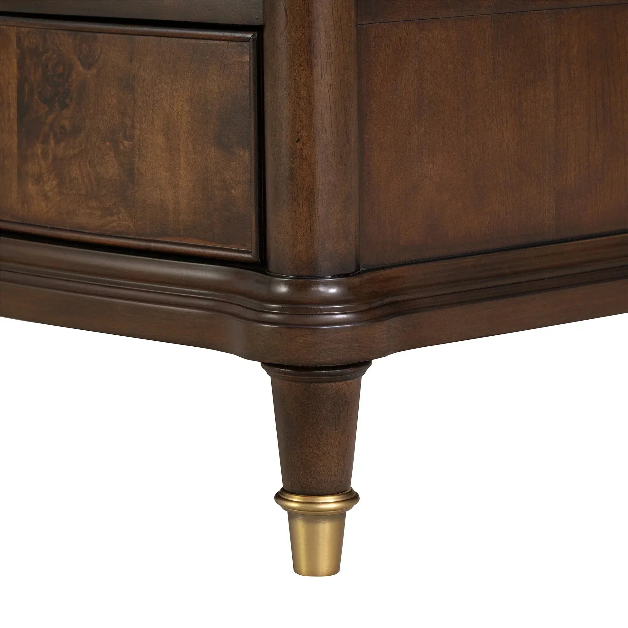 30.5" Westerham French Nightstand Power Outlet with LED Light, Dark Cherry - Image 5