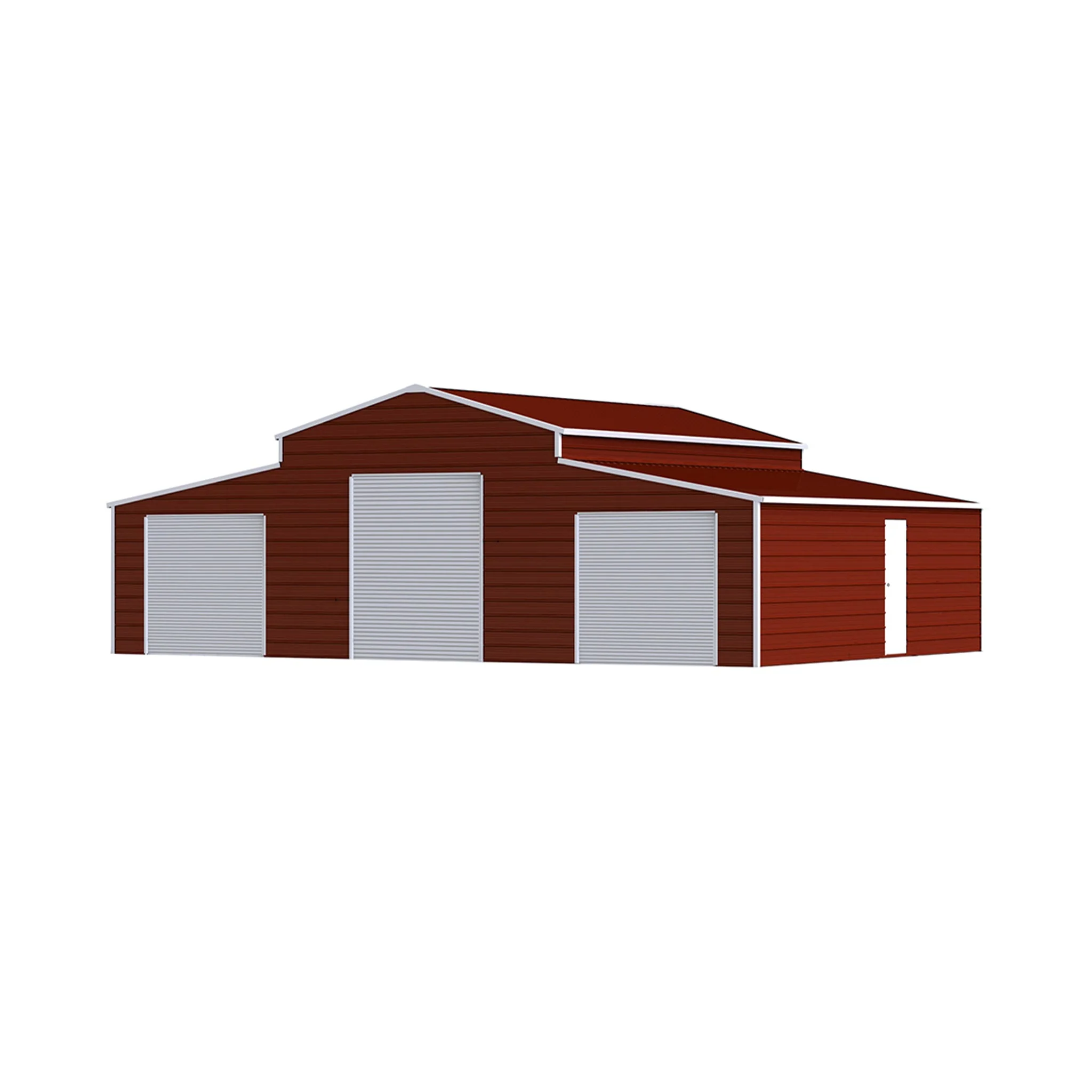 [30X42FT] Heavy-Duty All-Weather 3-Garage Galvanized Steel Storage Shed (SAK18765) - Image 6