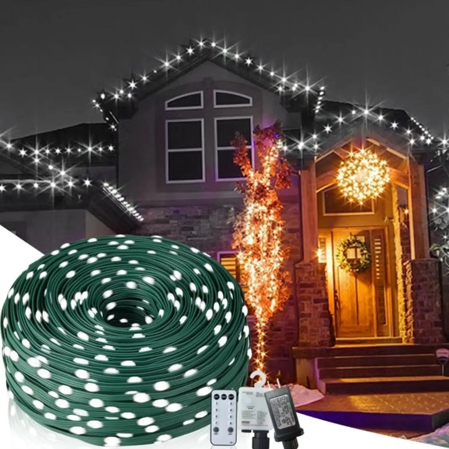 328ft LED Decorative Rope Lights for Festive Indoor and Outdoor Decor - Image 2