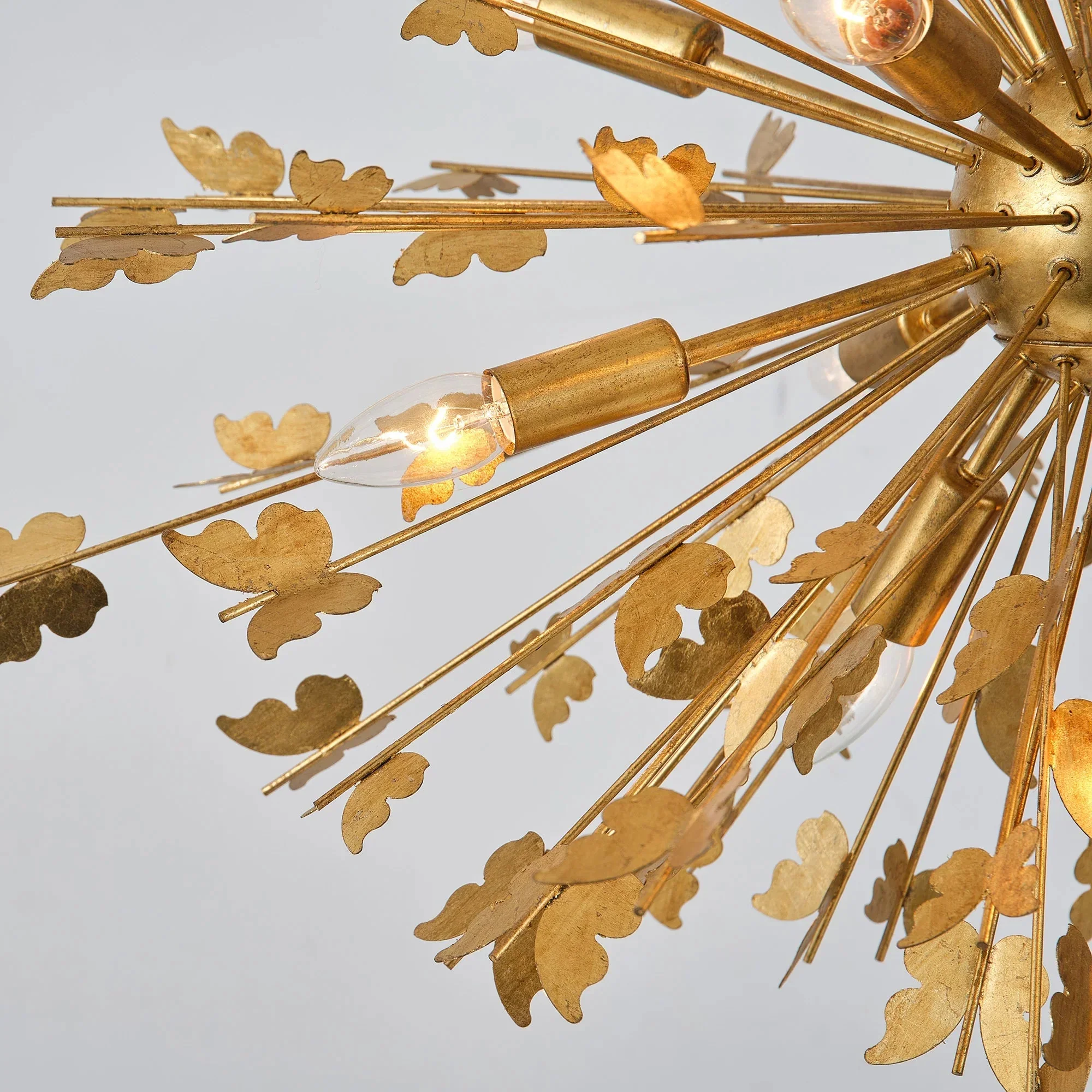 35 Inch Lydia 14-Light Golden Chandelier - Image 9