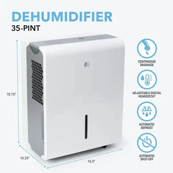 35 Pint Flat Panel Dehumidifier (R32) - Image 3