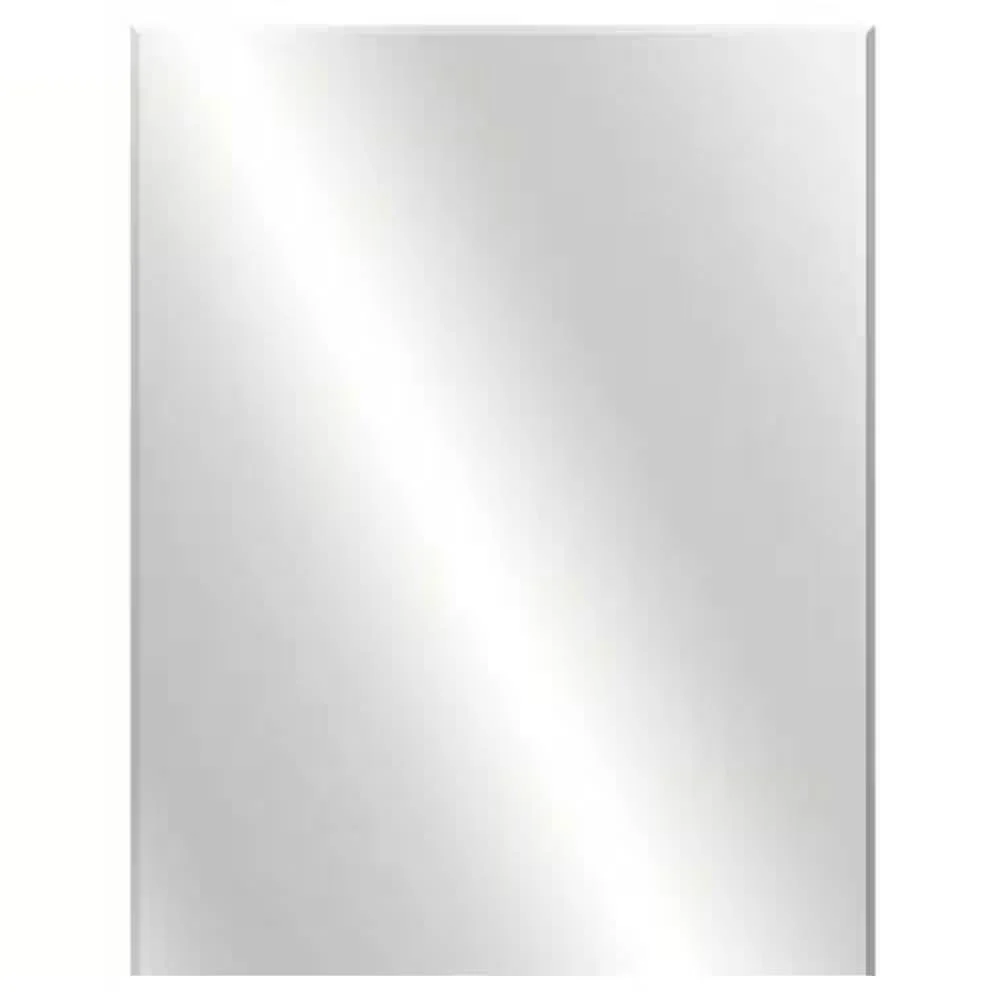 36-in x 30-in Flush Mount Bathroom Wall Mirror - Hang Vertically or Horizontally - Image 2